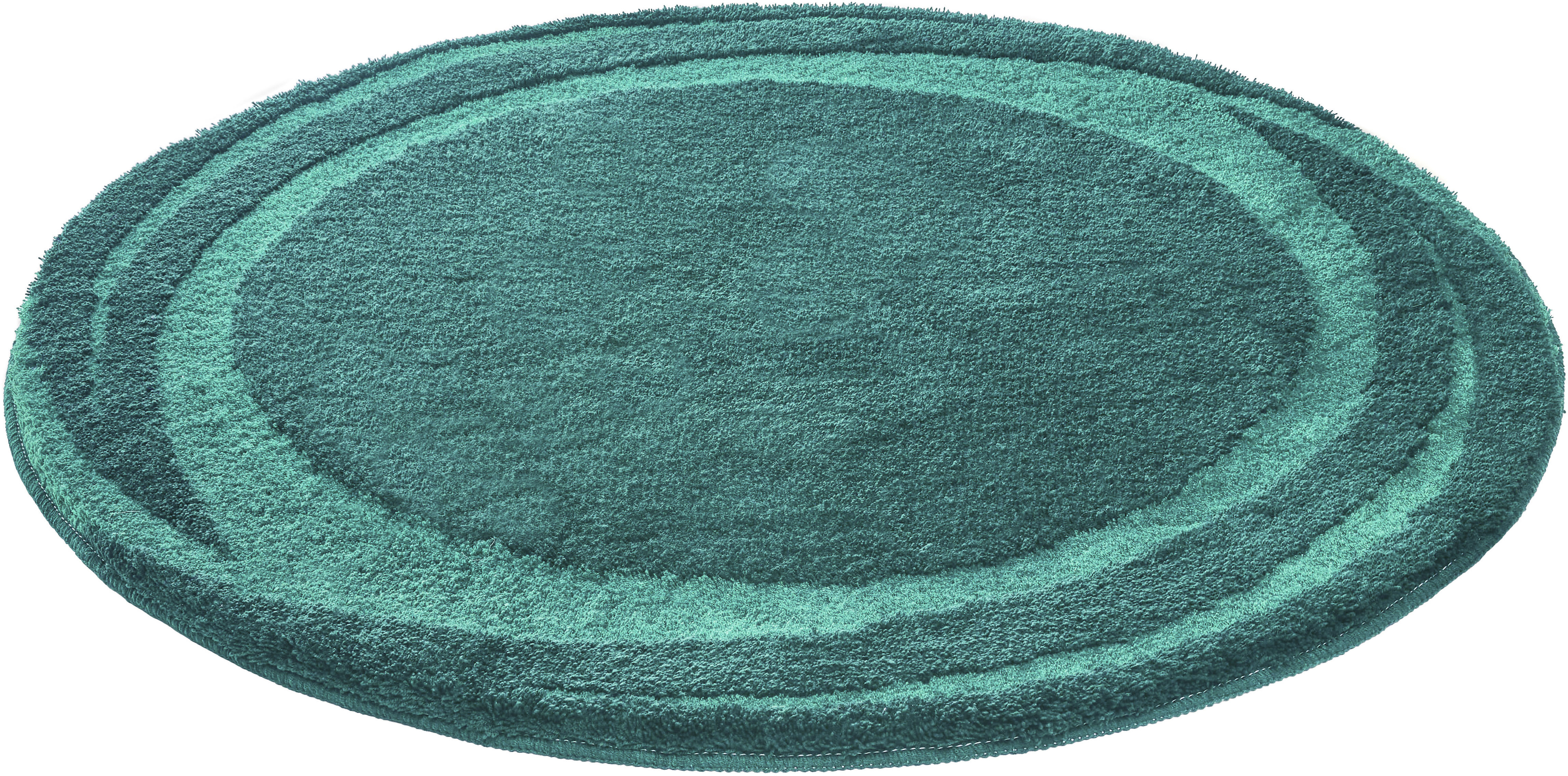 Kleine Wolke Badematte ""Mystic", Badvorleger, Badezimmer Teppich" Höhe 25 mm rutschhemmend beschichtet fußbodenheizungsgeeignet Badteppich, modernes Design, Hoch-Tief Effekt, rechteckig & rund