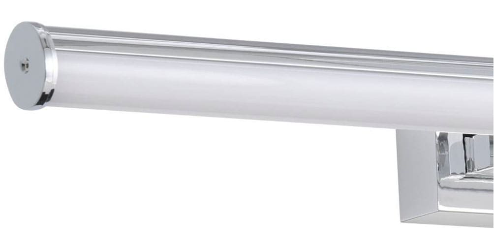 EGLO Wandleuchte »VADUMI Spiegelleuchte, Badezimmerleuchte, LED, Chrom, weiß, IP44«, 1 flammig, Leuchtmittel LED-Board | LED fest integriert, Feuchtraumleuchte, Badezimmer, Kunststoff, klassisch,m 60x5x12,5cm