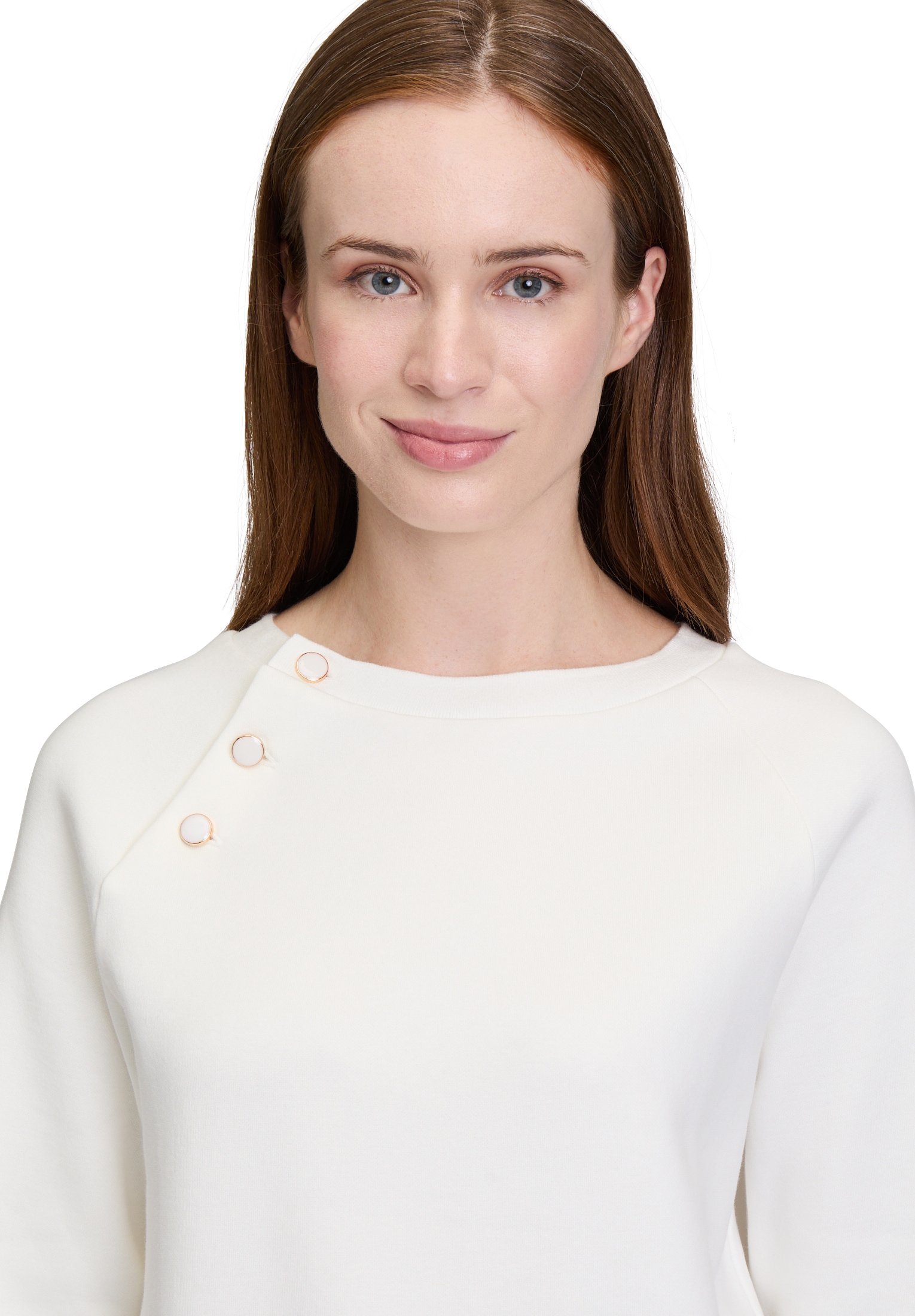 Cartoon Sweatshirt »Cartoon Damen Sweatshirt mit Rippbündchen«, Rüschen