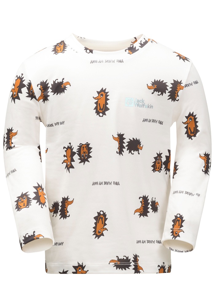 Jack Wolfskin Rundhalspullover "GLEELY PRINT LONGSLEEVE K"