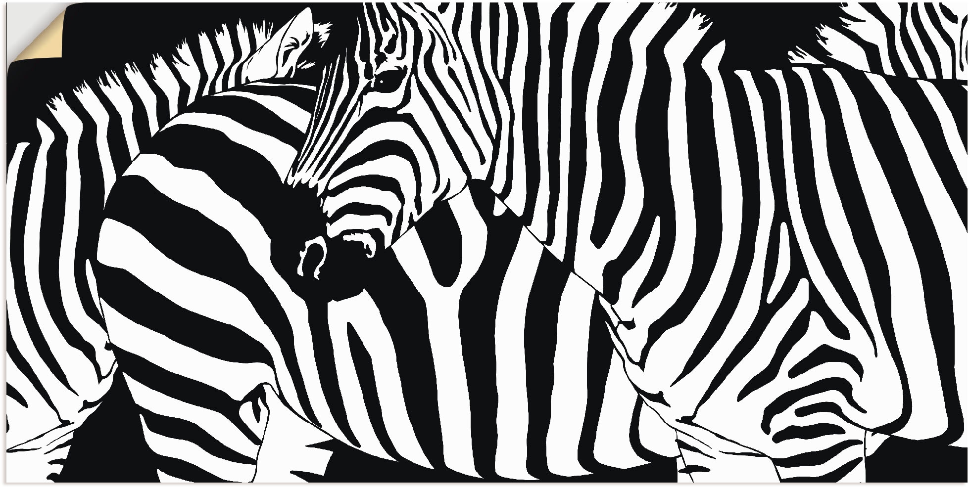 Artland Paveikslas »Zebrastreifen« Wildtiere (...