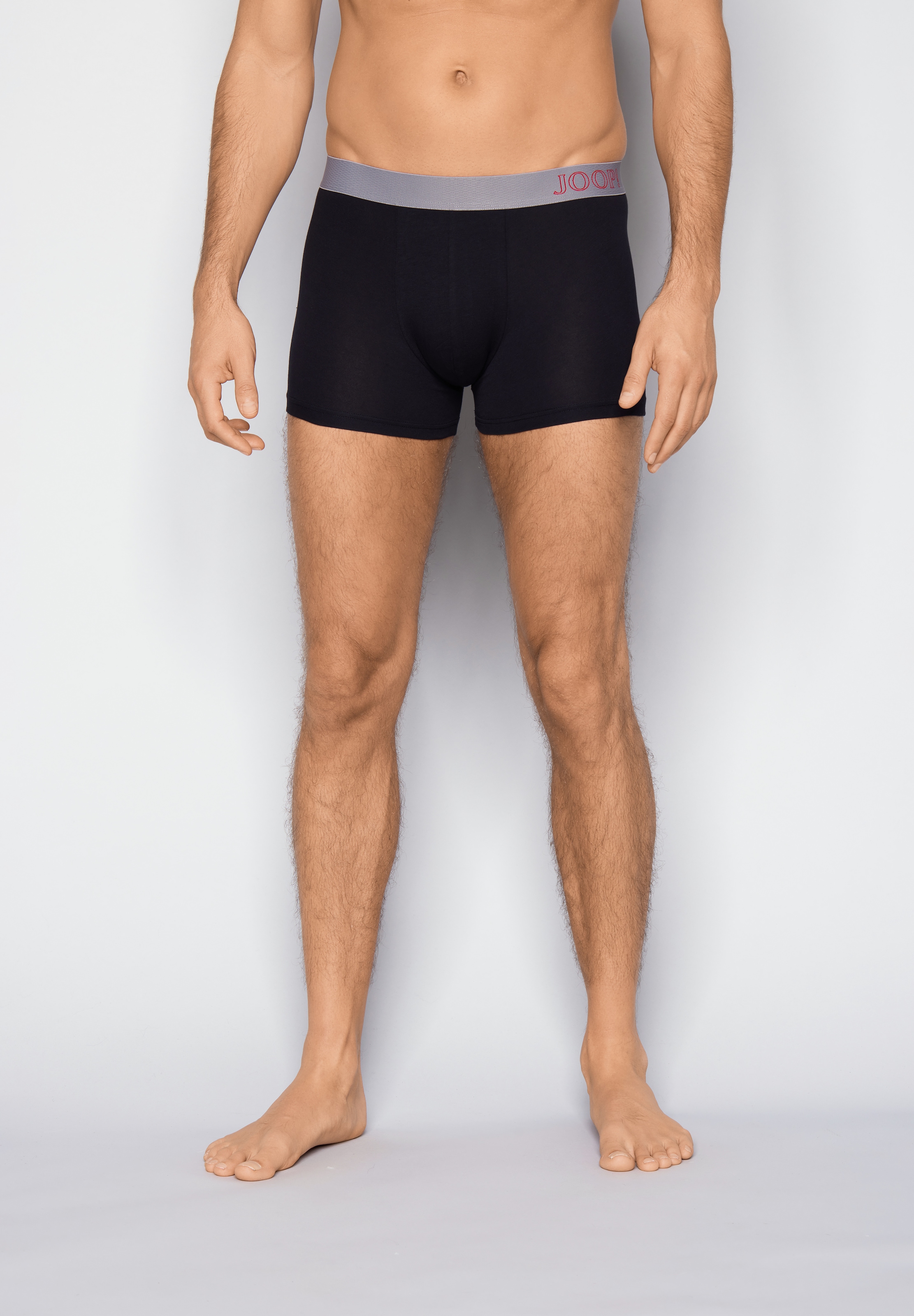 JOOP! Boxershorts »Everyday« 3er Pack,  ohne Eingriffe, Cornflower-Design, elastischer Logobund