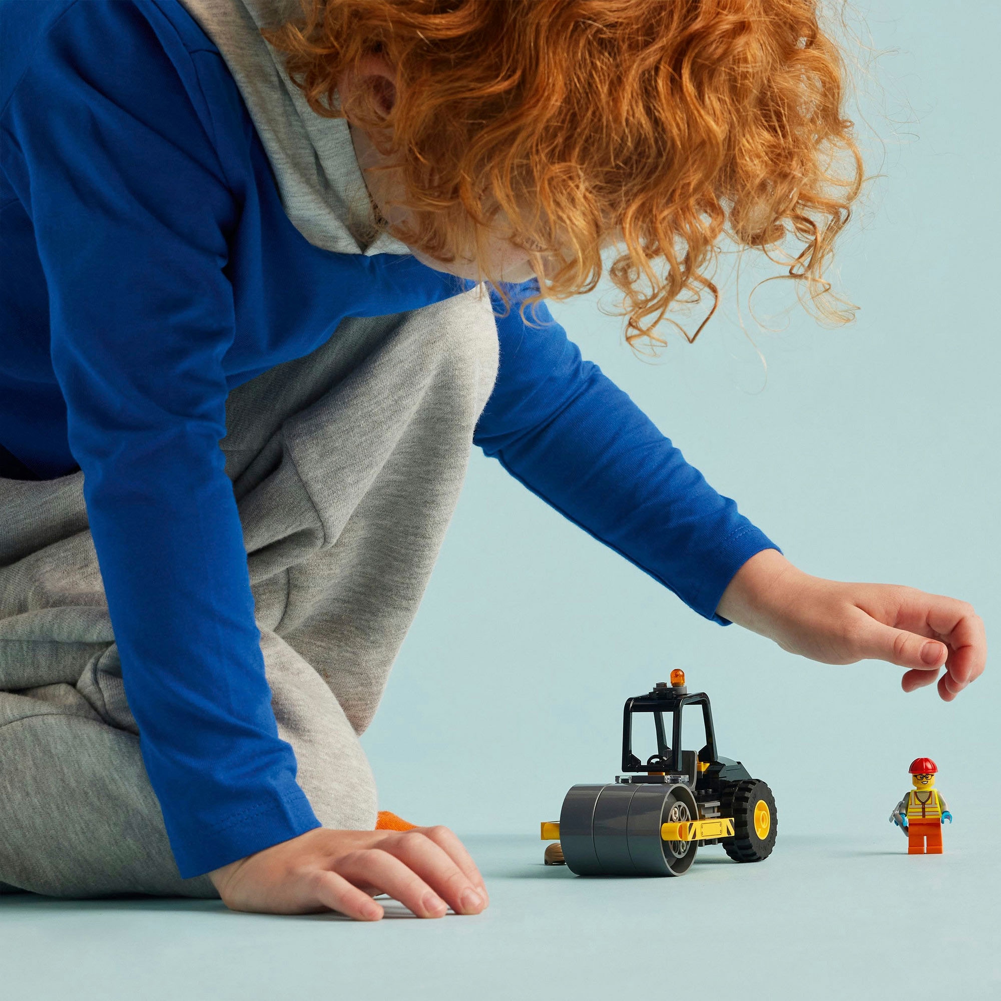 LEGO® Konstruktionsspielsteine »Straßenwalze (60401), LEGO City«, (78 St.), Made in Europe