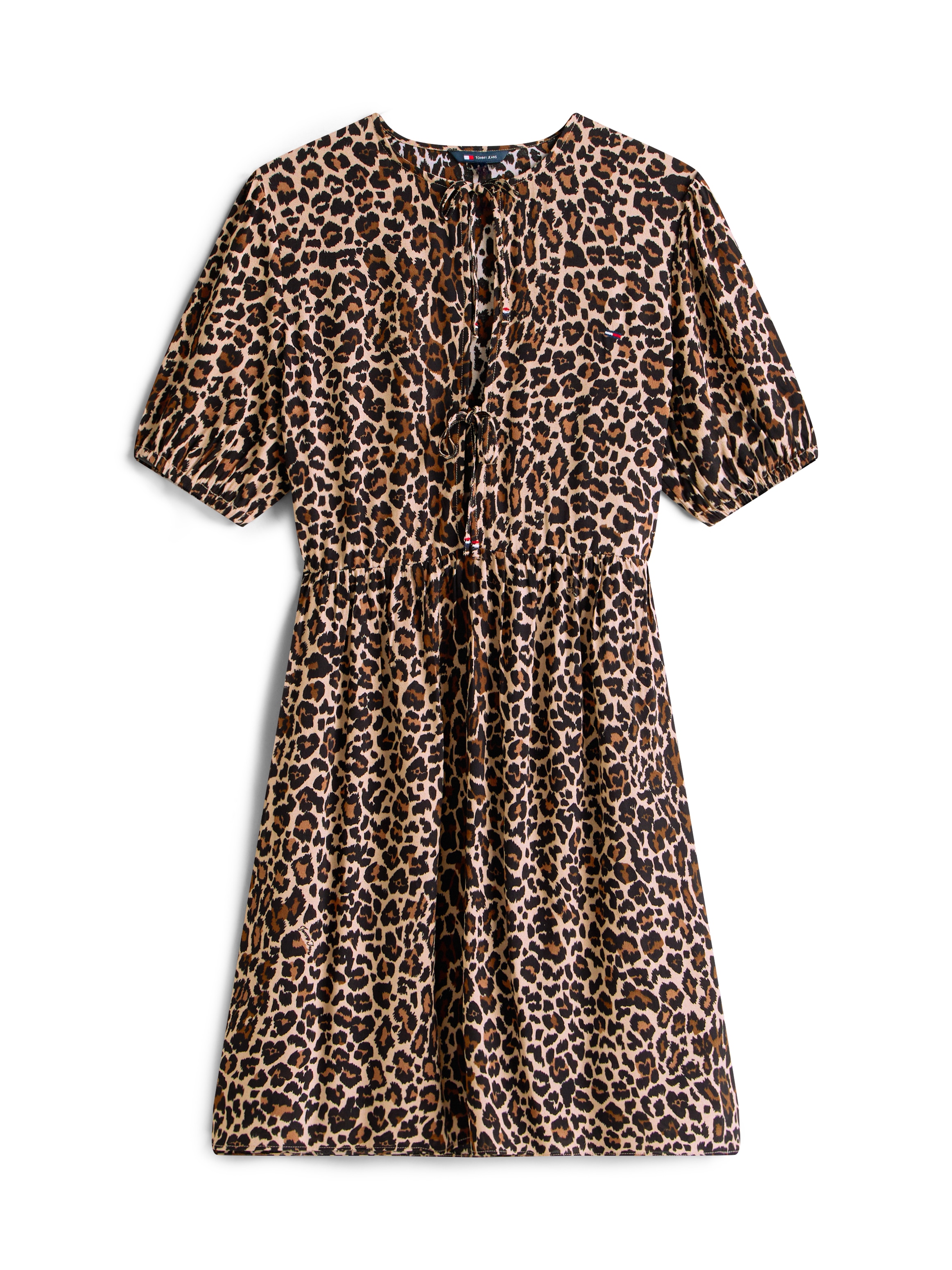 Tommy Jeans A-Linien-Kleid »TJW TIE DETAIL MINI DRESS«