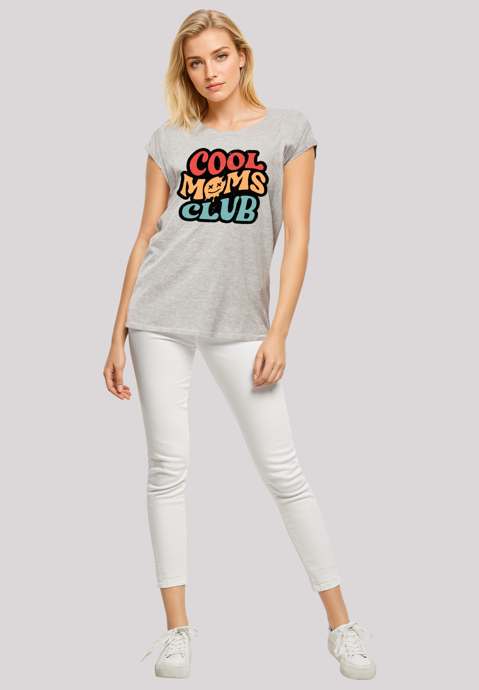 F4NT4STIC T-Shirt »Cooler Moms Club Muttertag Retro Vibe«, Premium Qualität