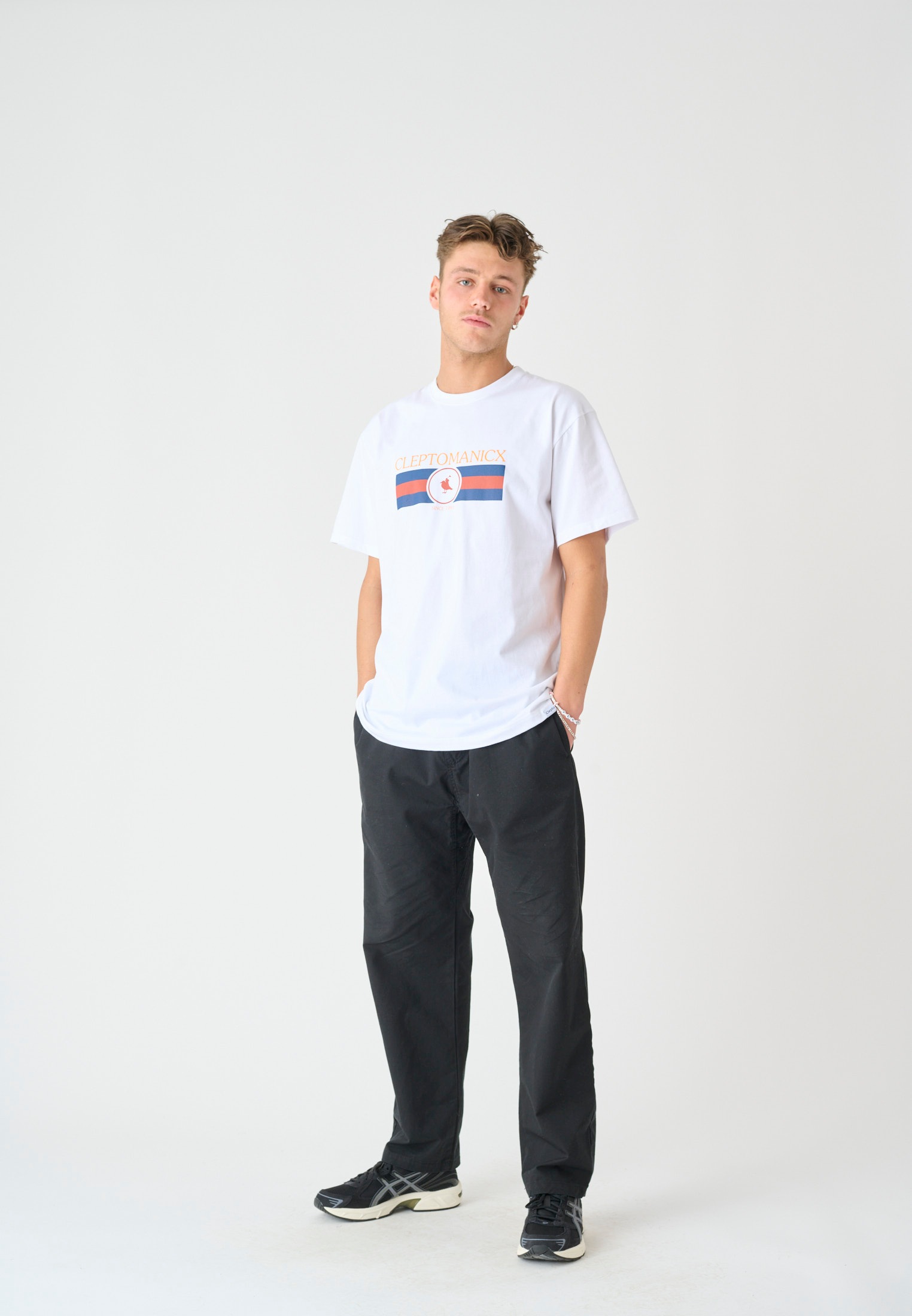 Cleptomanicx T-Shirt »Gulli«, mit Statement-Logo