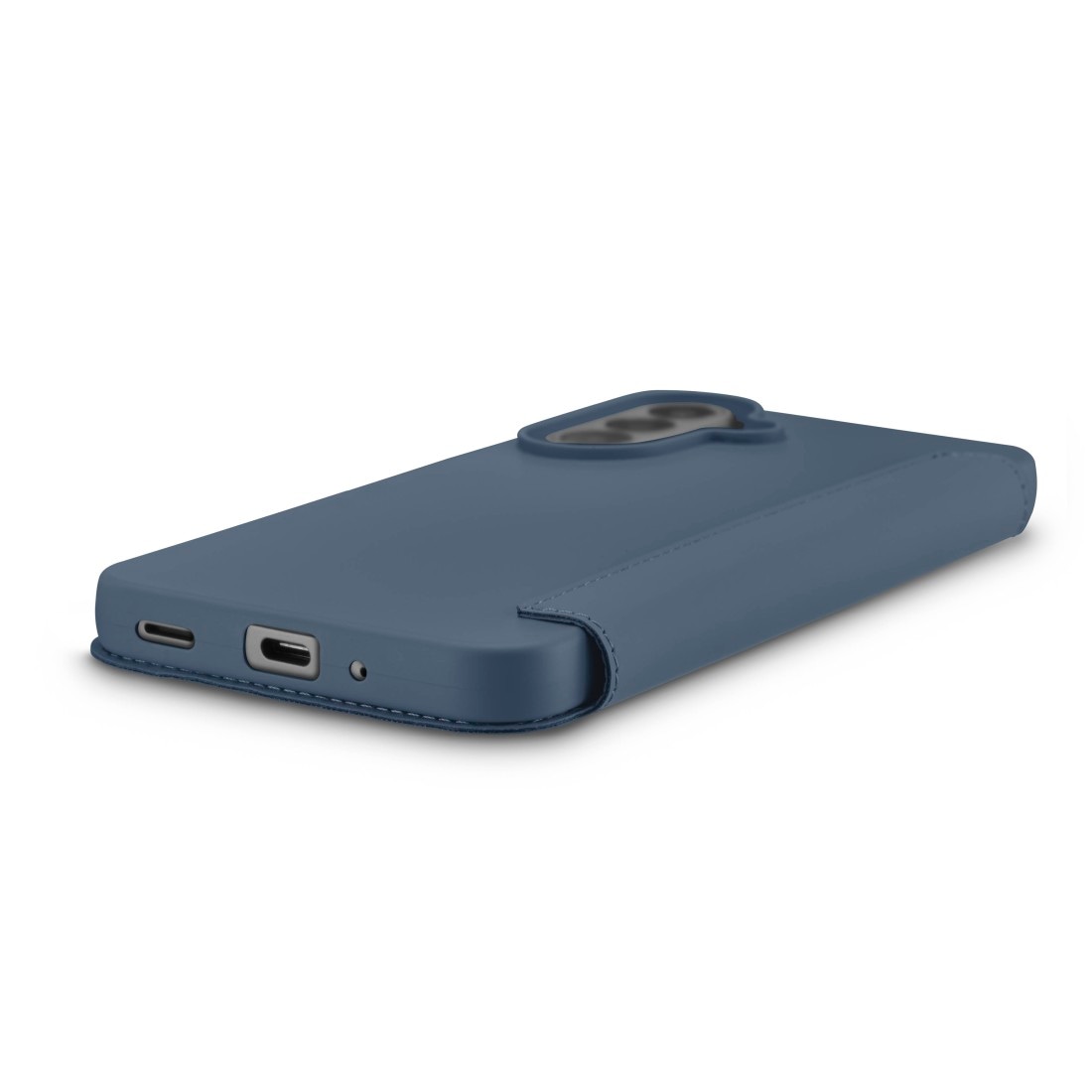 Hama Smartphone-Hülle »Handytasche für Samsung Galaxy A27 5G Blau« 2 Kartenfächer, Rubber-Finish, Kratzschutz, Flap-Verschluss