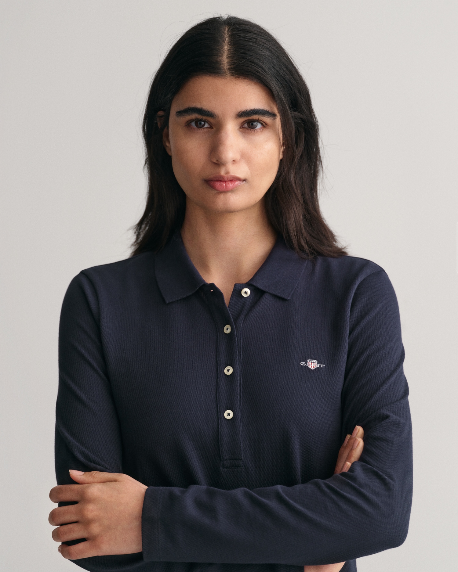Gant Langarm-Poloshirt »SLIM SHIELD LS PIQUE POLO«