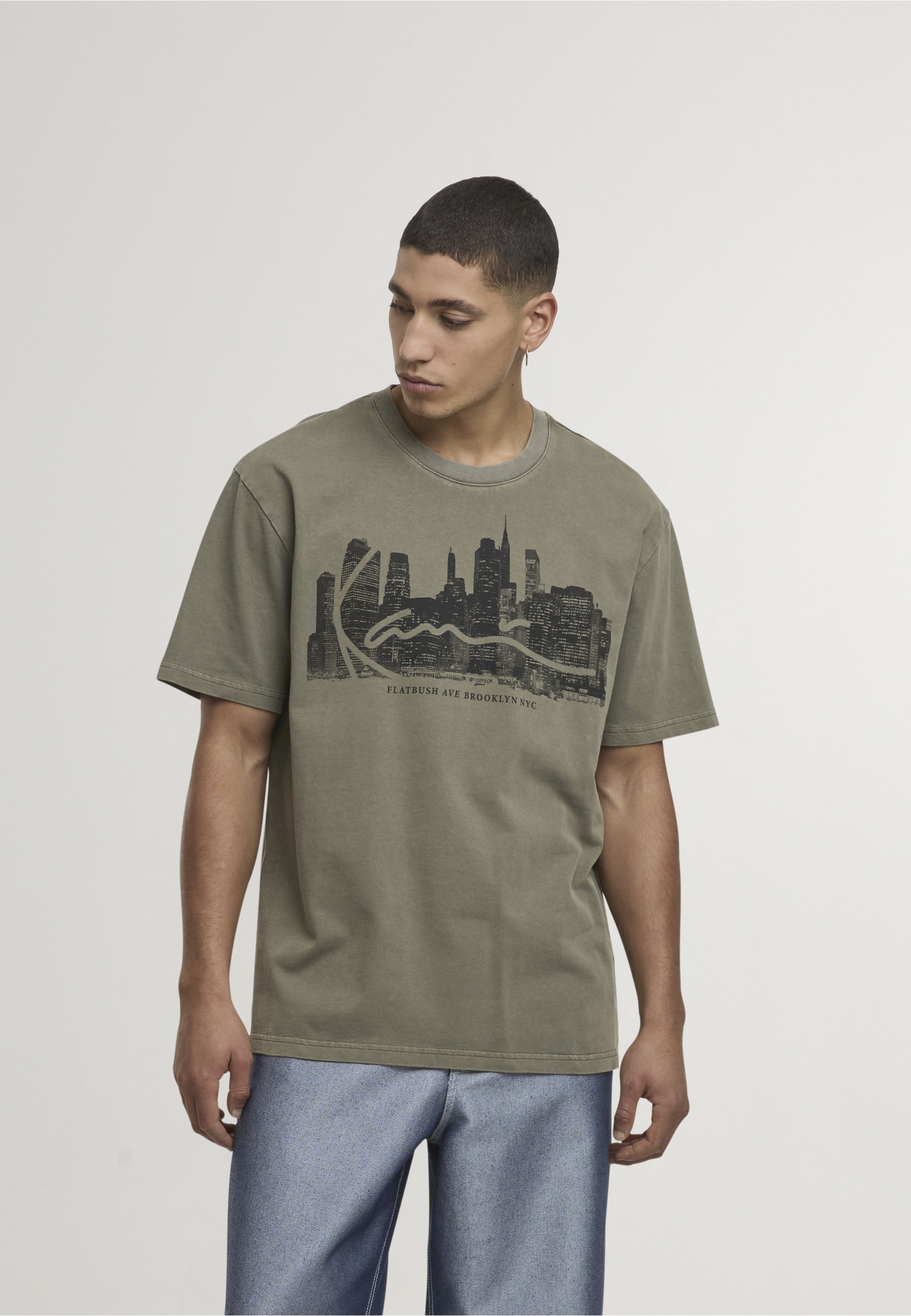 Karl Kani T-Shirt »Karl Kani Signature Skyline Washed Boxy T-Shirt« 1