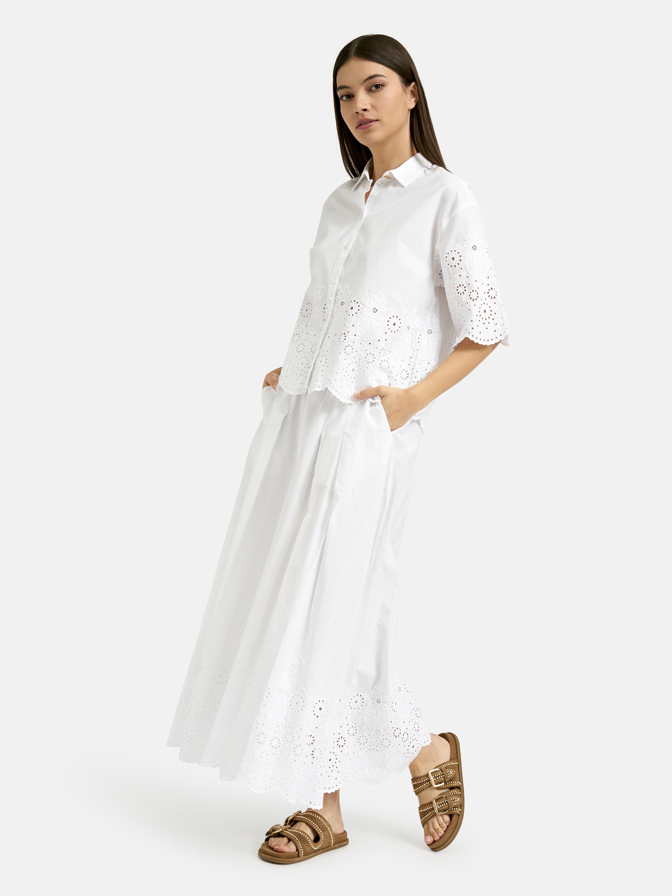 Smith & Soul Kurzarmbluse aus Baumwolle