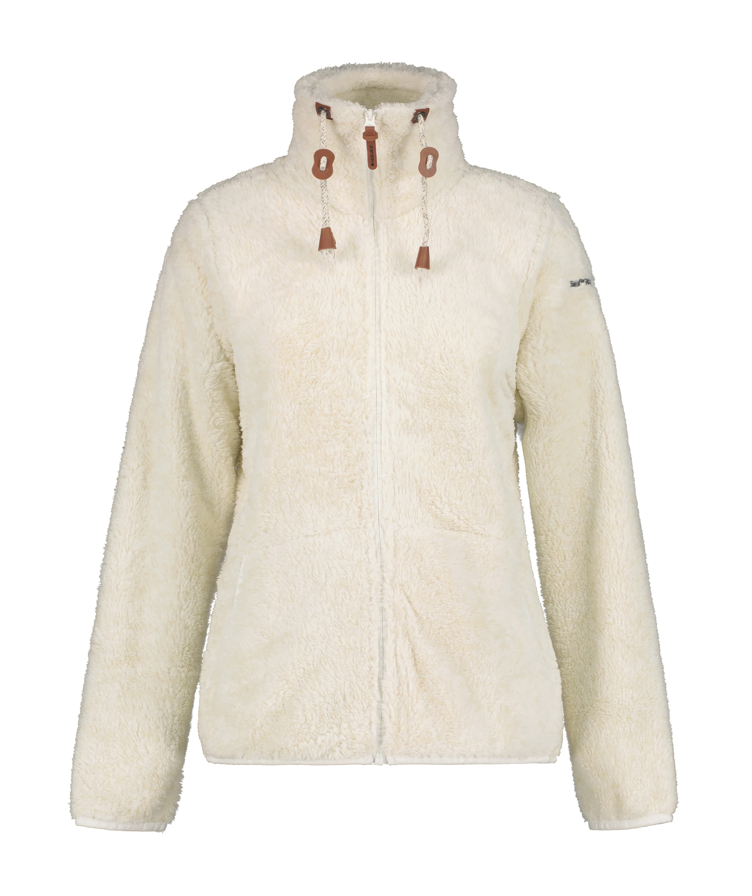 Icepeak Fleecejacke "D KUSCHELFLEECEJACKE COLONY", (1 St.), mit Kordel