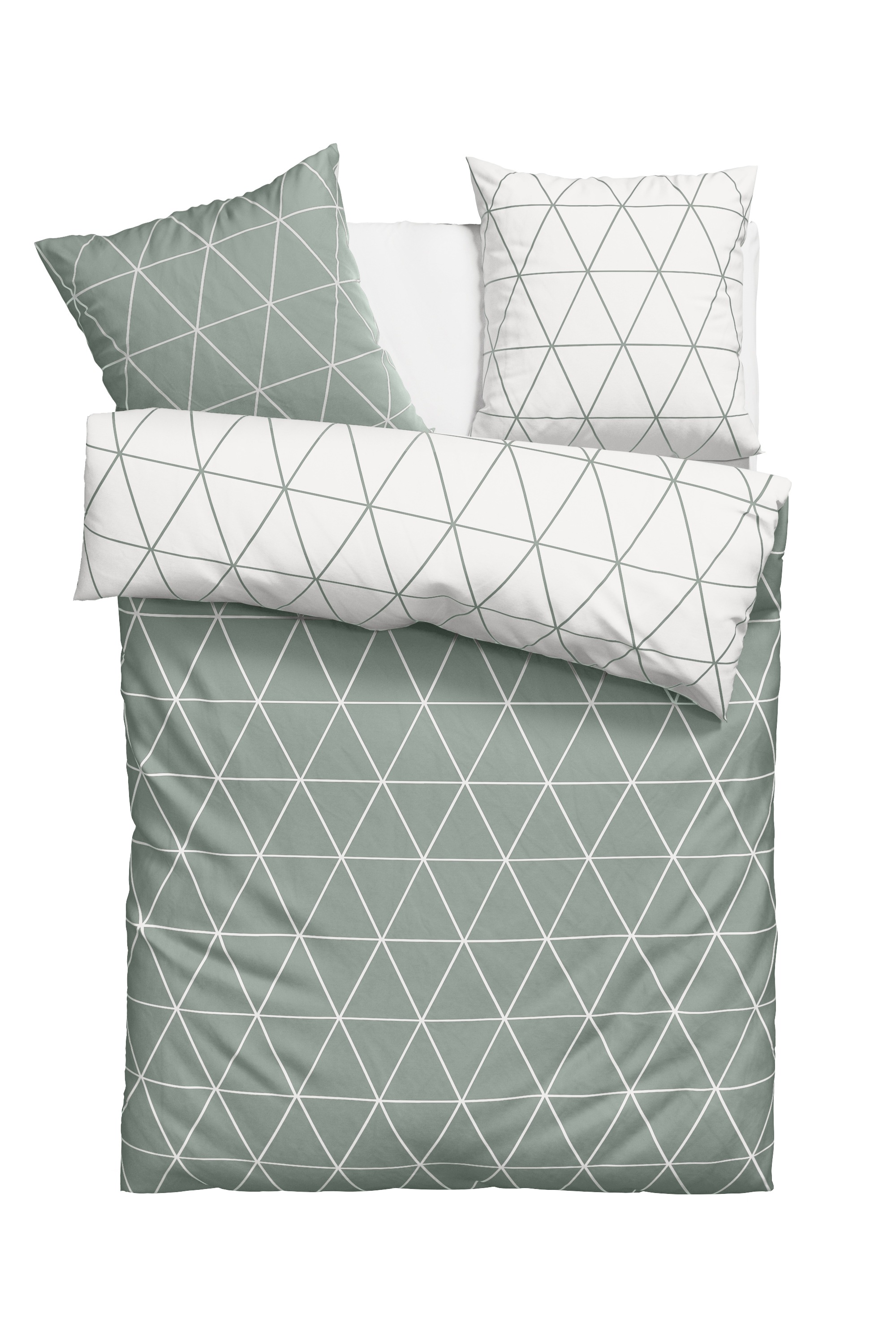 andas Bettwäsche "Balsby" 2 Stk. tlg. in Gr. 135x200 oder 155x220 cm, 100% günstig online kaufen