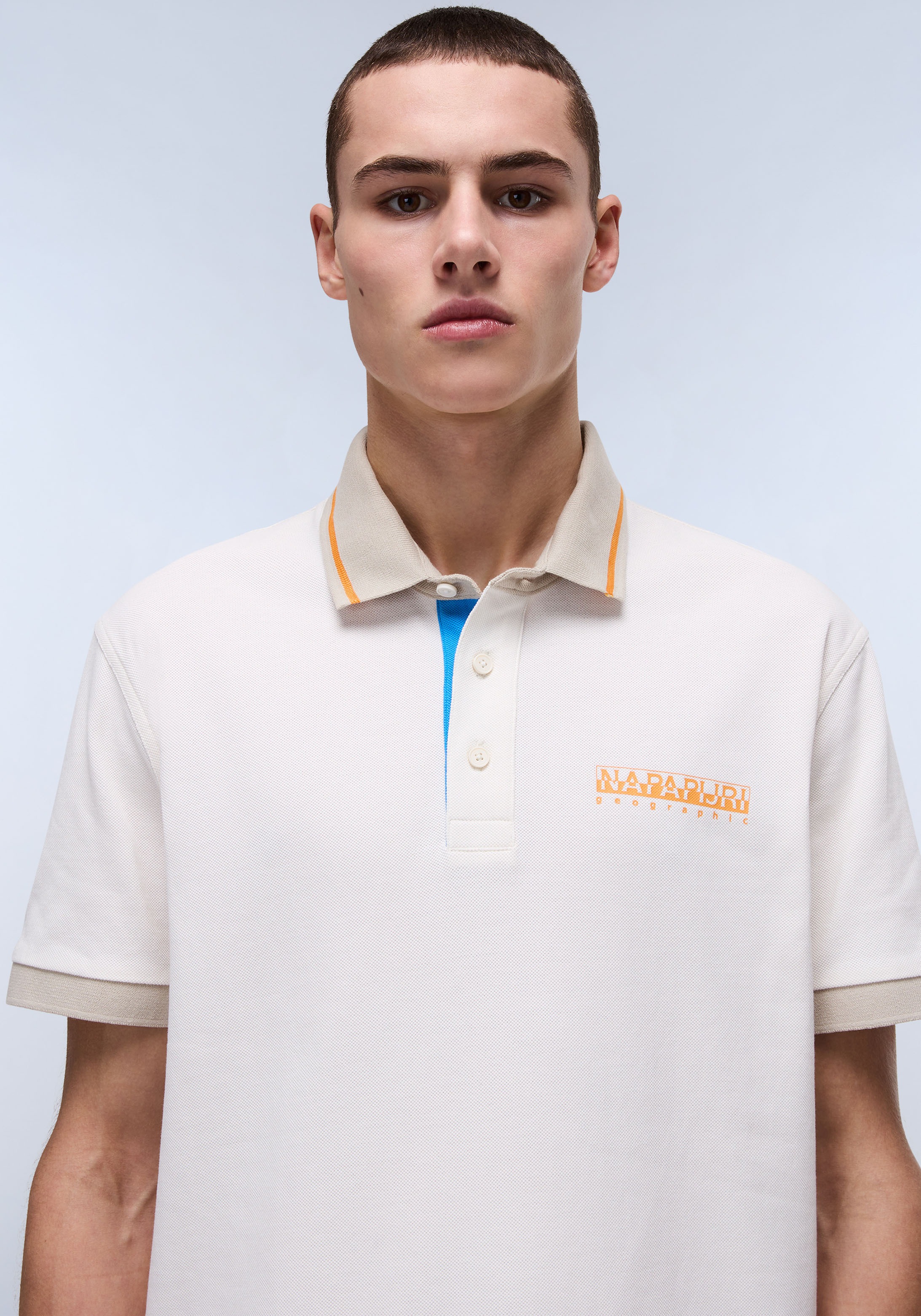 Napapijri Poloshirt »E-ZERI SS«, Mit Rundhalsausschnitt