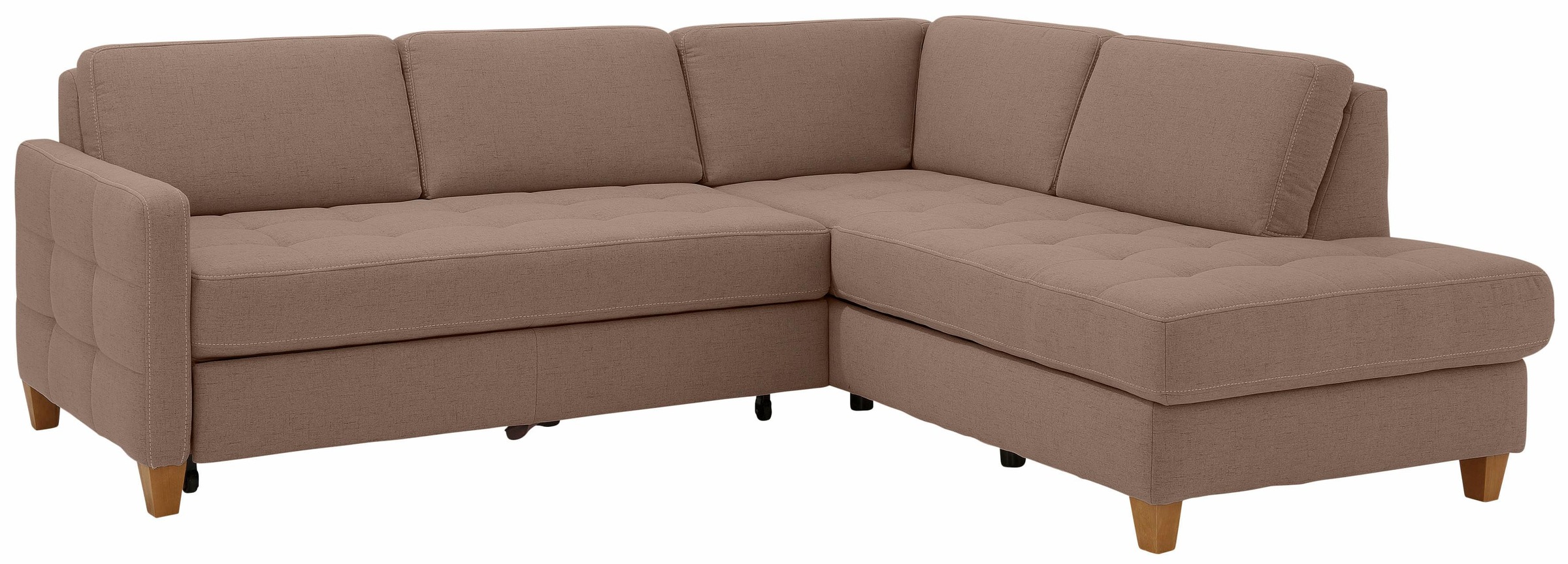 Home affaire Ecksofa »Earl L-Form«, wahlweise auch mit Bettfunktion oder Bettfunktion mit Bettkasten