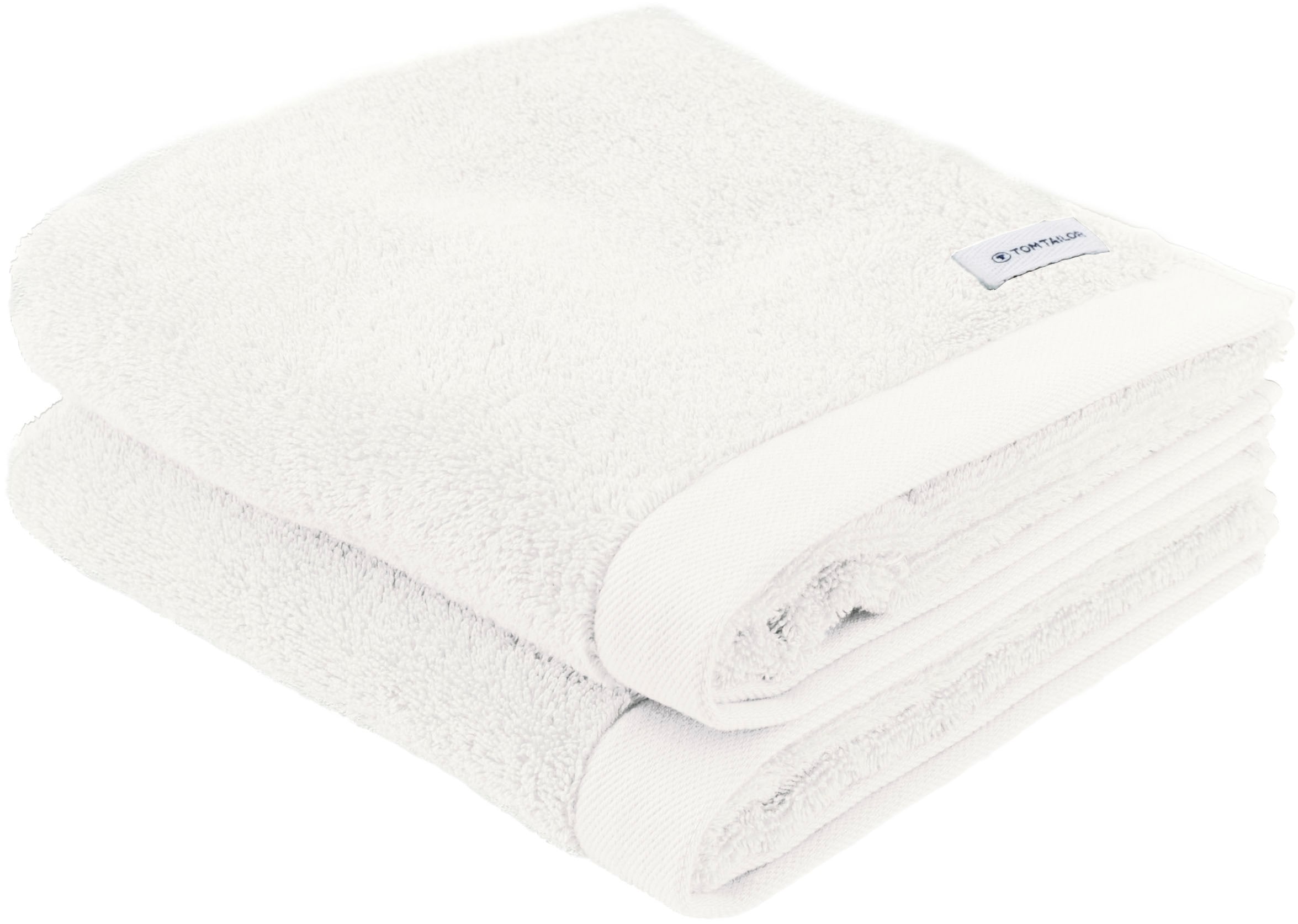 TOM TAILOR HOME Handtuch "COLOR BATH" 100% Baumwolle, 50x100 cm, uni, große Farbauswahl