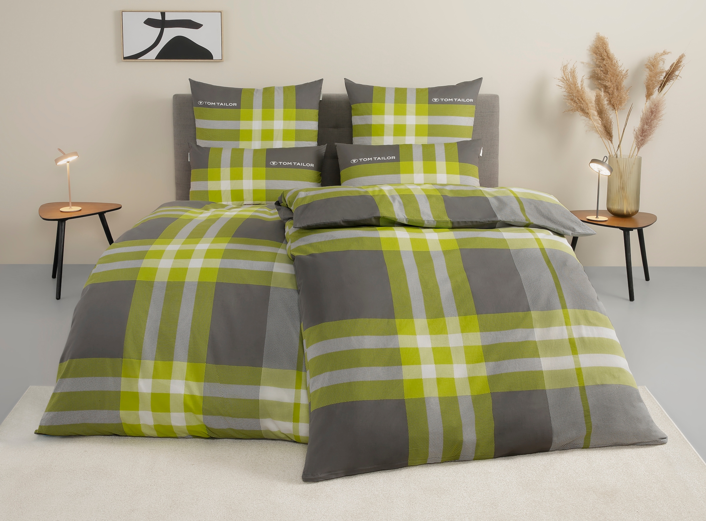 TOM TAILOR HOME Bettwäsche "Nick in Gr. 135x200 oder 155x220 cm" 3 mit Grat günstig online kaufen