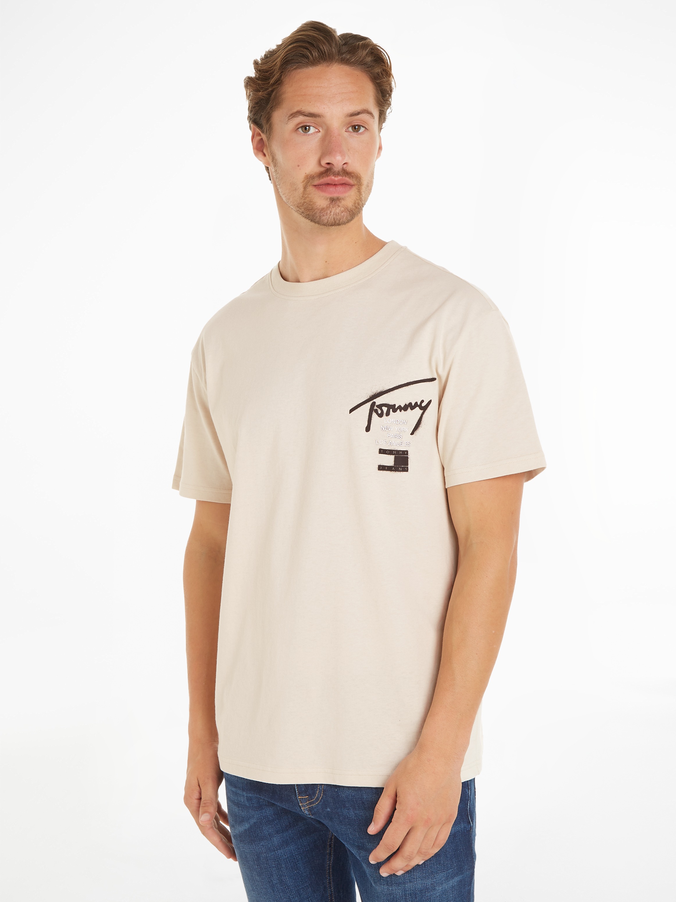 TOMMY JEANS Tommy Džinsai Marškinėliai »TJM REG GR...