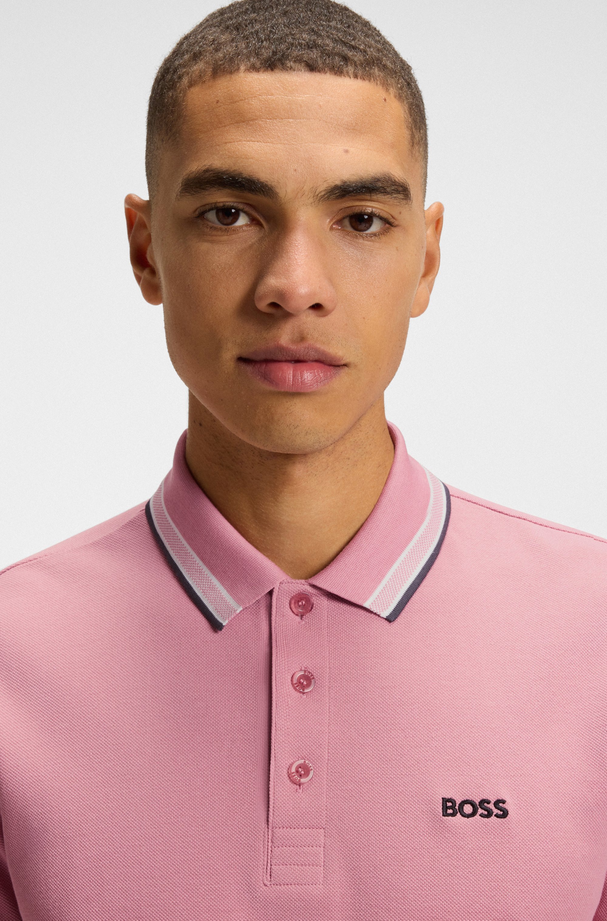BOSS GREEN Poloshirt "Paddy", mit kontrastfarbenen Streifen am Kragen günstig online kaufen