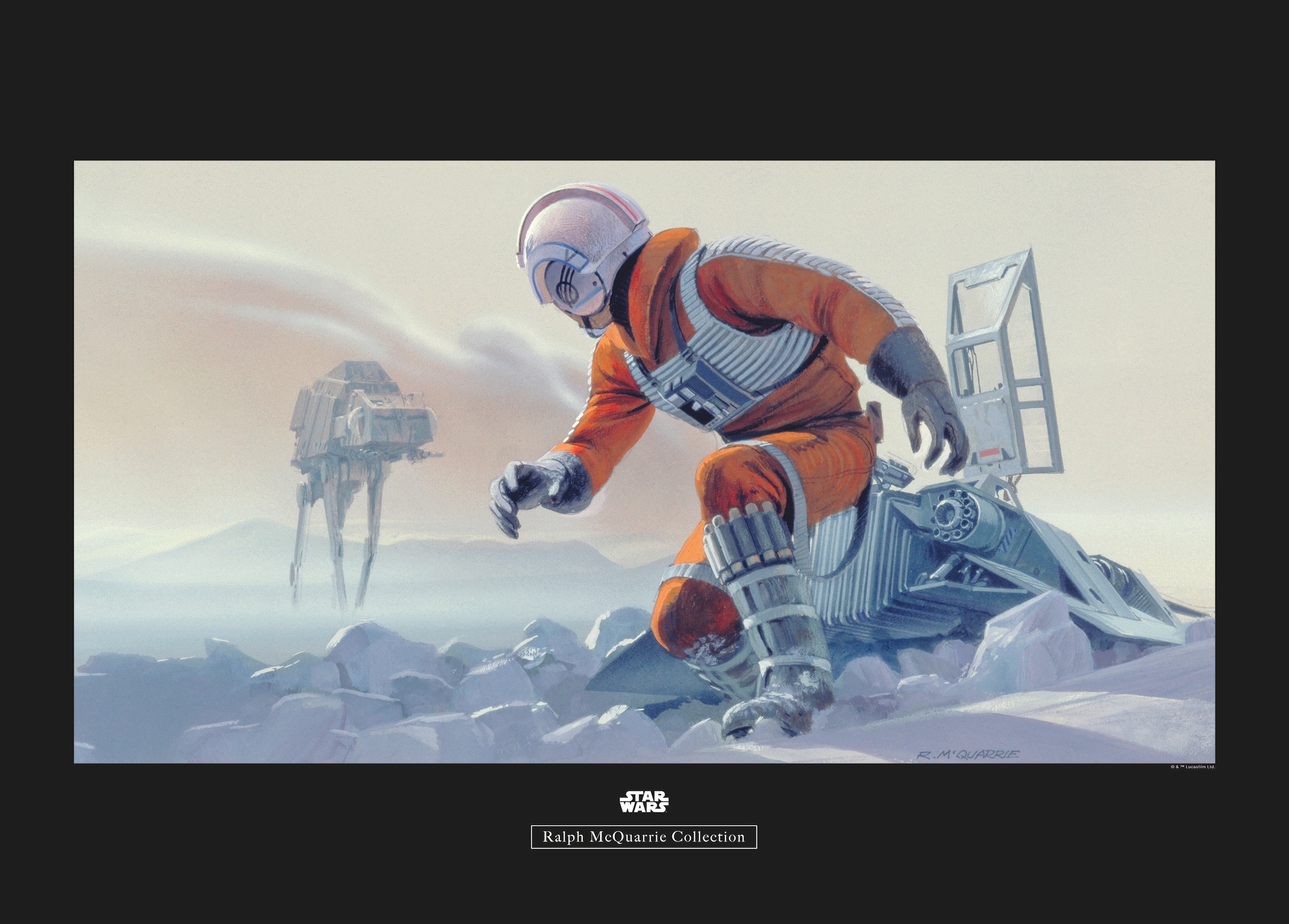 Komar Poster "Star Wars Classic RMQ Hoth Battle Pilot", Star Wars, (1 St.), Kinderzimmer, Schlafzimmer, Wohnzimmer