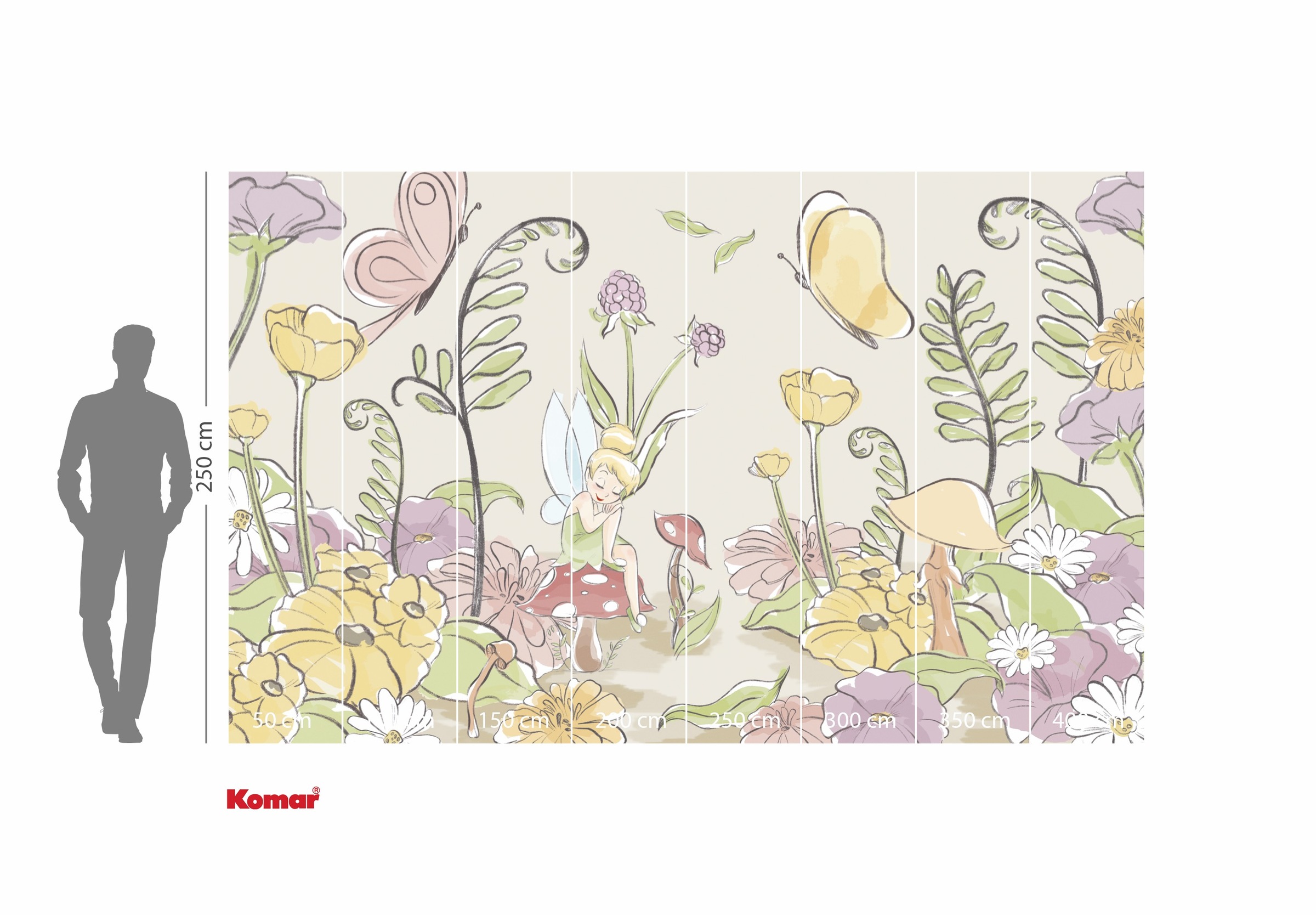 Komar Kindertapete »Disney Tinker Bell Infan...