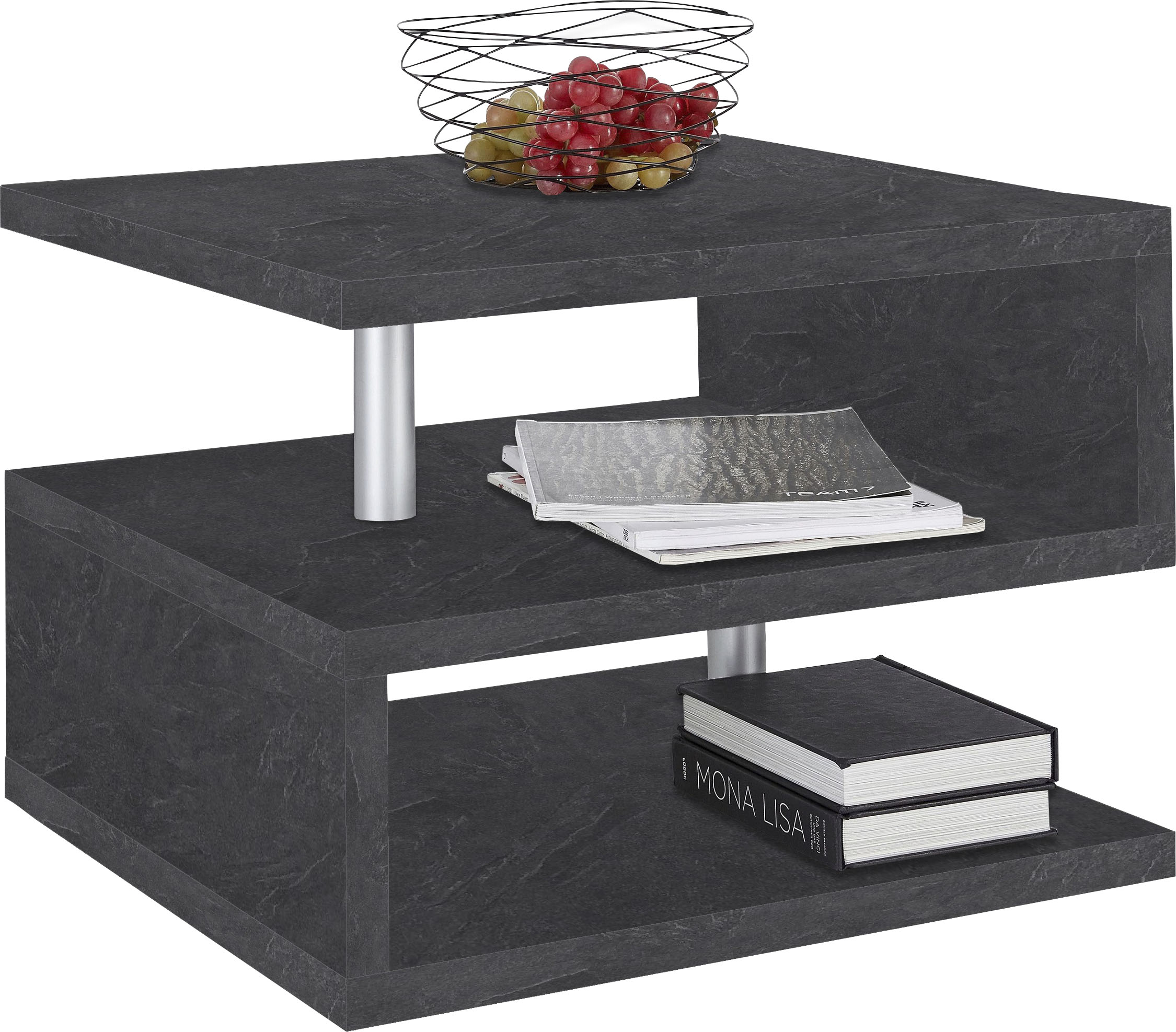 Thumbnail - INOSIGN Couchtisch "ZETA- Kaffeetisch, Sofatisch, Wohnzimmertisch, Breite ca. 55 cm", Made in Italy, mit Ablagemöglichke...