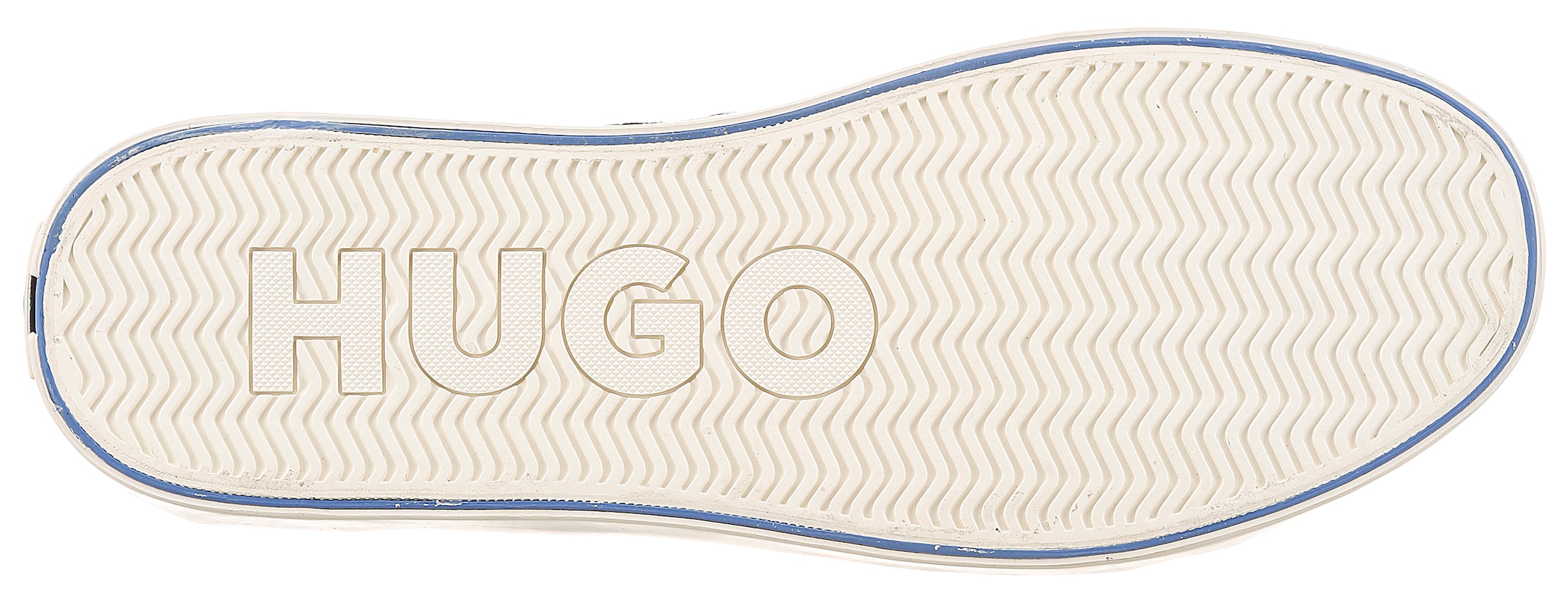 HUGO Blue Sneaker »Blue-x_tenn«  Schnürschuh, Halbschuh, Freizeitsneaker im angesagten Skaterlook