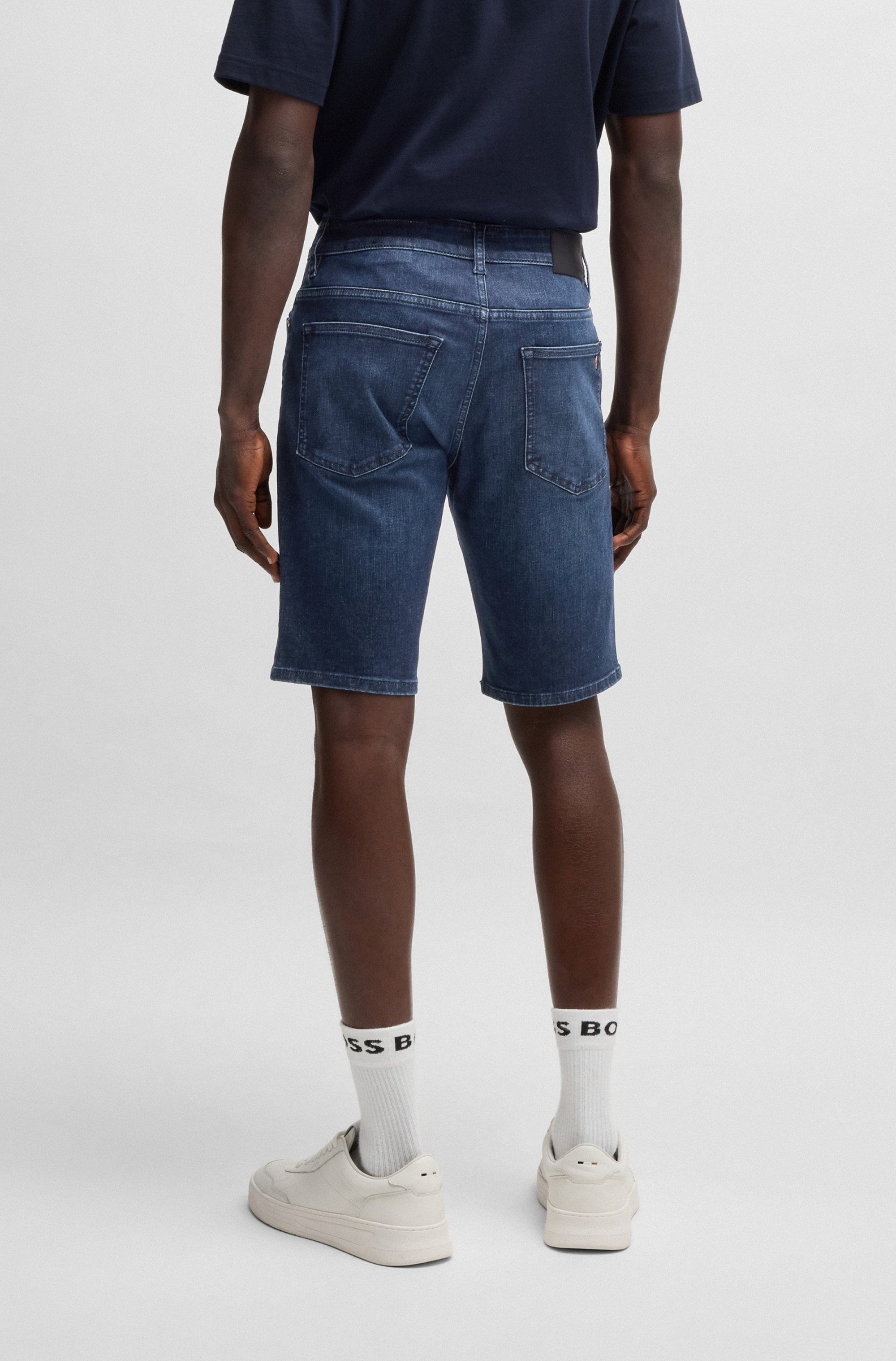 BOSS ORANGE Shorts "Delaware Shorts B", mit Lederbadge und Coinpocket günstig online kaufen