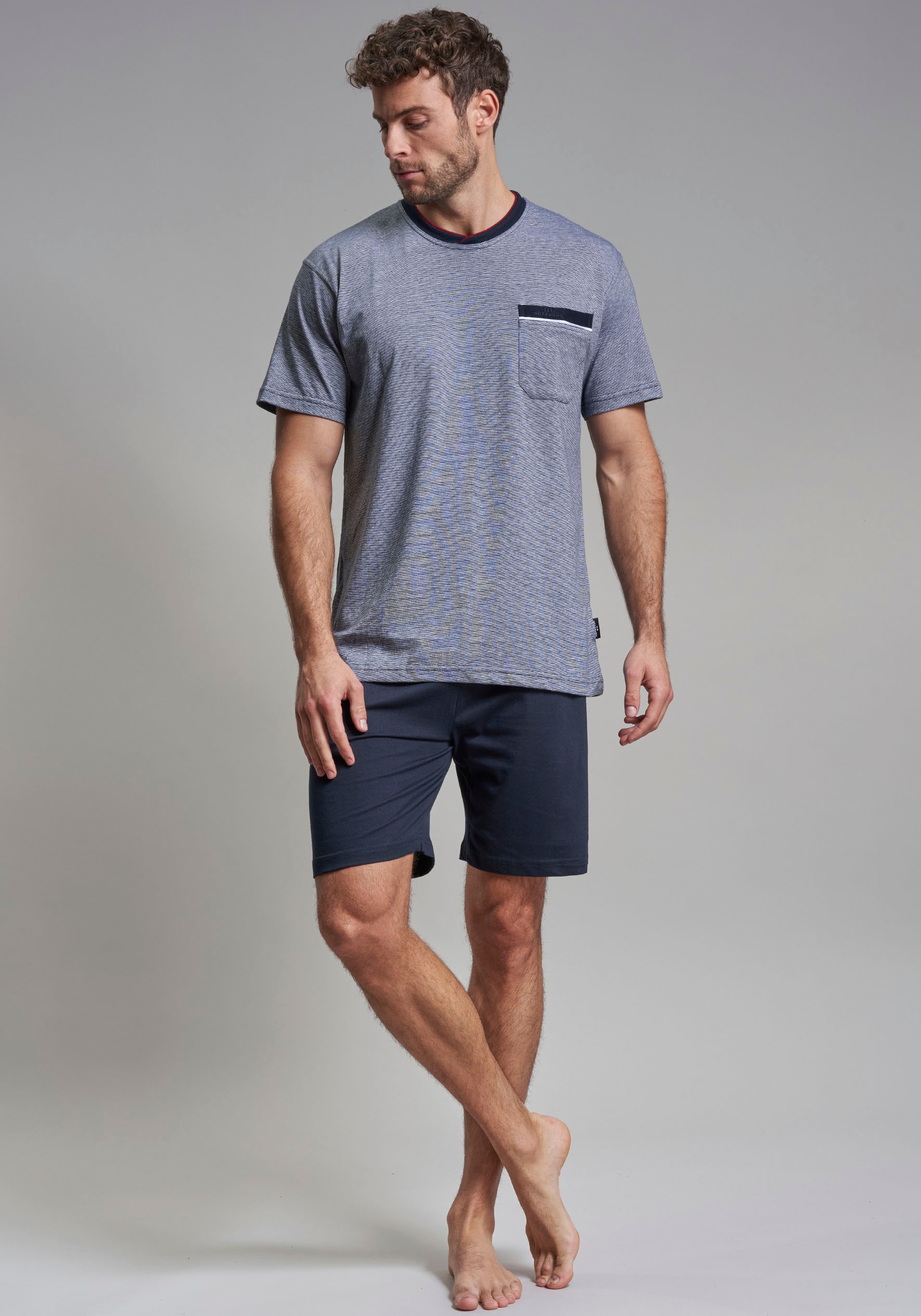 GÖTZBURG Shorty "Upper West" 2 tlg. Kurzarm, Rundhalsausschnitt, kurze Hose günstig online kaufen