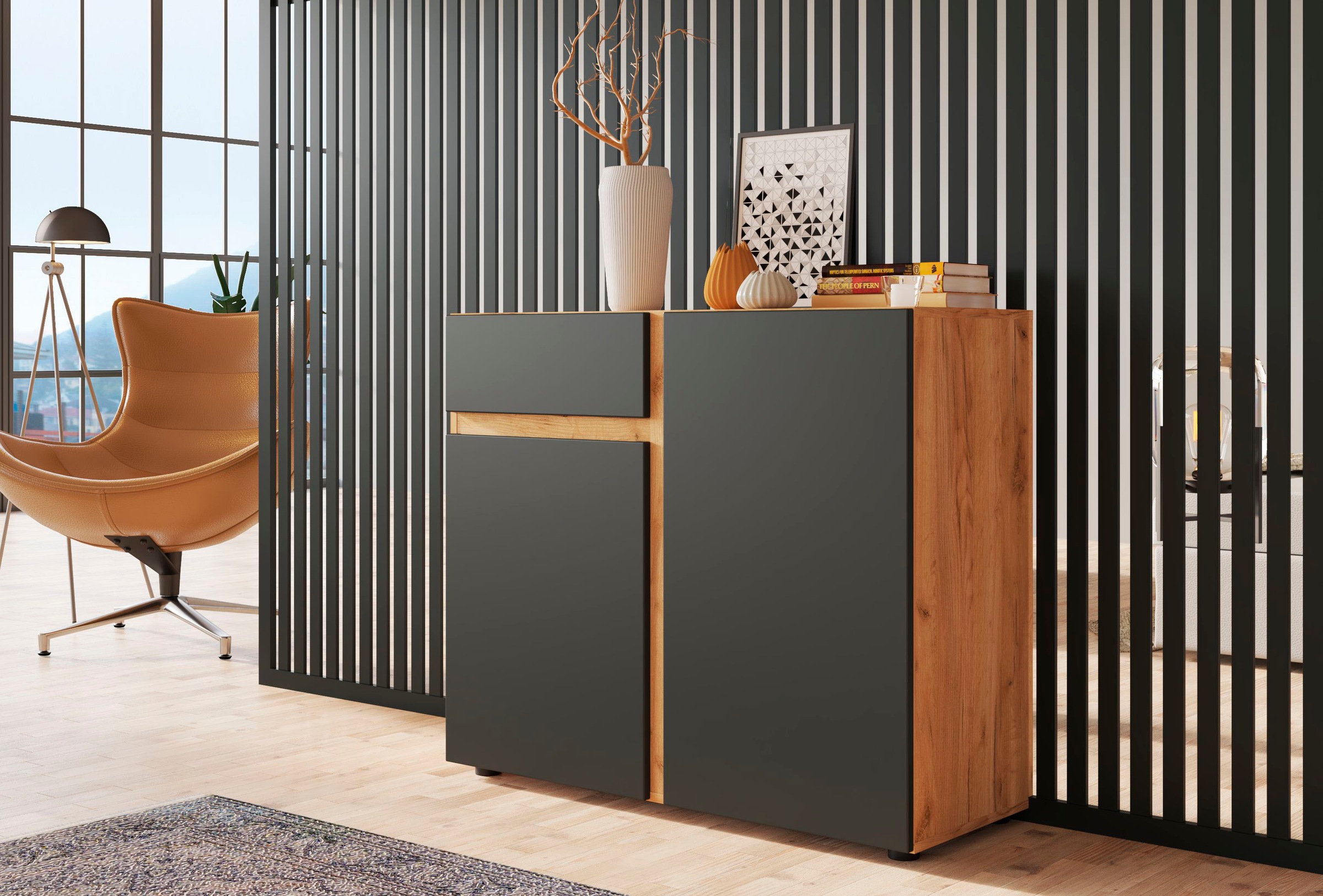 Home affaire Sideboard "Morongo" Breite ca. 100 cm günstig online kaufen