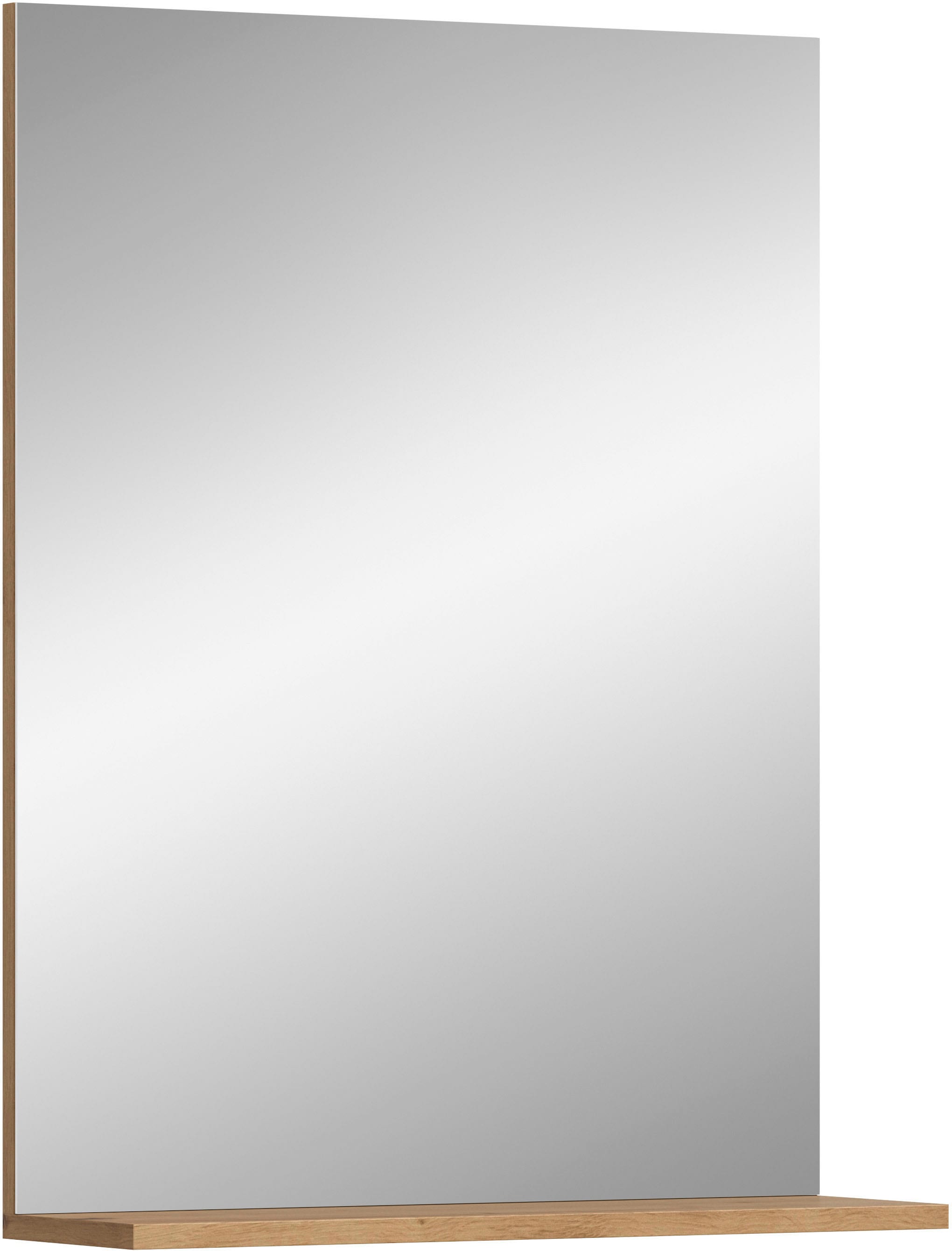 welltime Badspiegel "SIENA, Breite 60cm, 1 Ablageboden, hochwertiges Spiegelglas" in verschiedenen Farben erhältlich, Badmöbel, Spiegel, Badezimmer