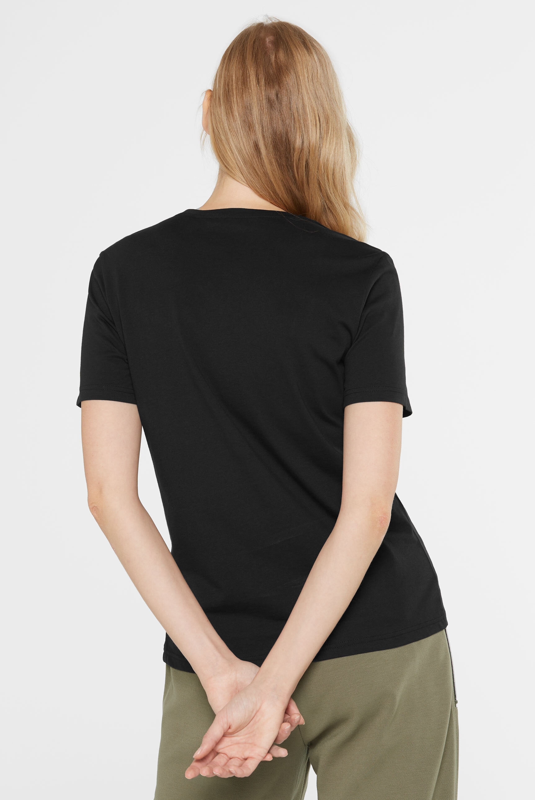 SENSES.THE LABEL Rundhalsshirt, aus Baumwolle