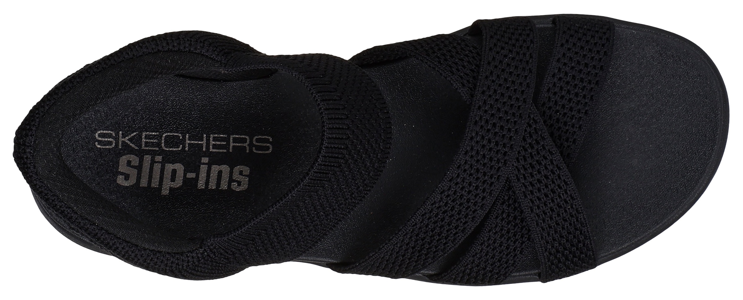 Skechers Keilsandalette »ARYA«, Freizeitschuh, Sandale in veganer Verarbeitung