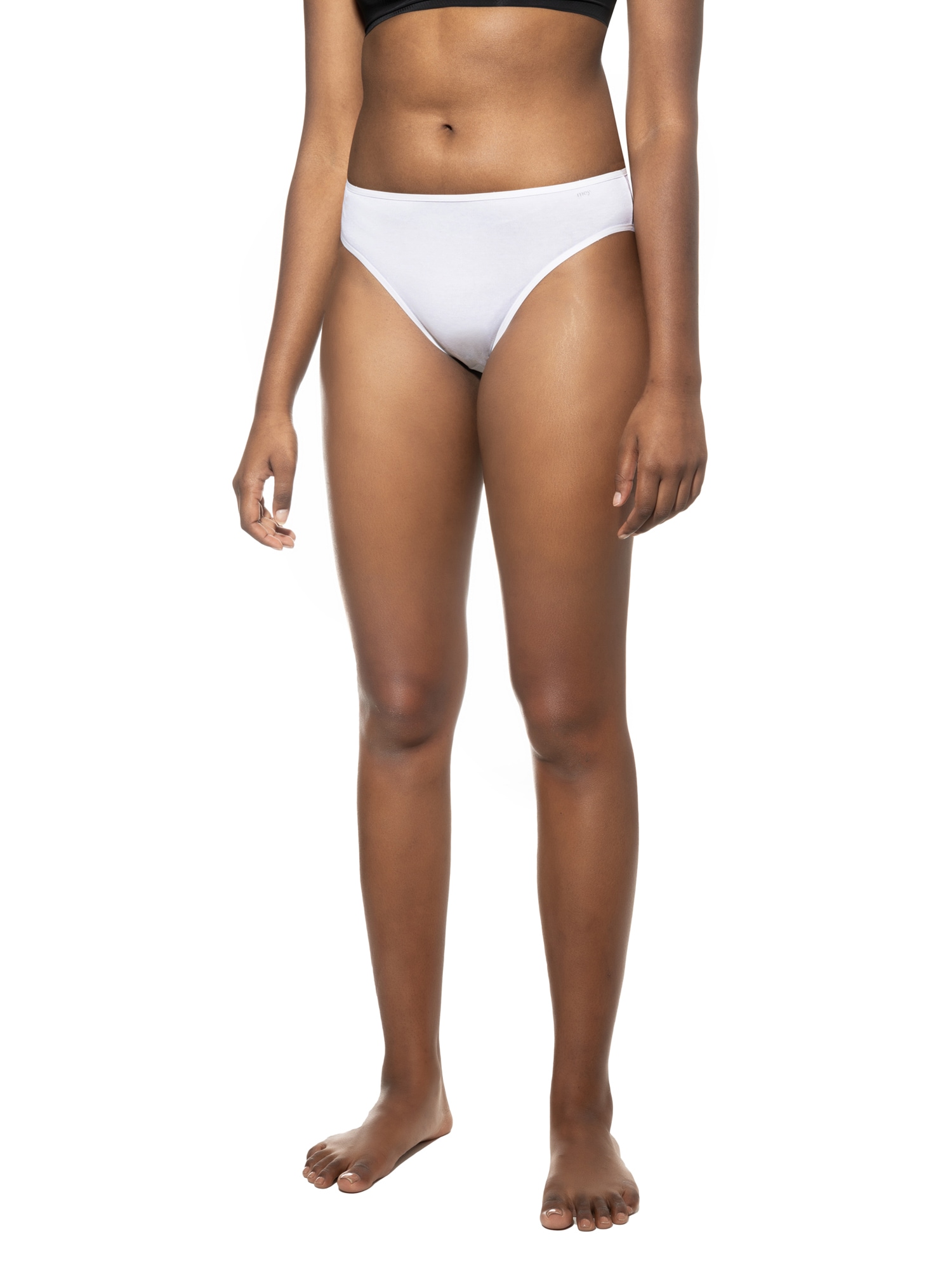MEY Damen Jazz-Pants Slips "Cotton Pure", Gr. 36, weiß, Single Jersey, Obermaterial: 94% Baumwolle, 6% Elasthan, Unterhosen, Hoher, hüftiger Sitz,