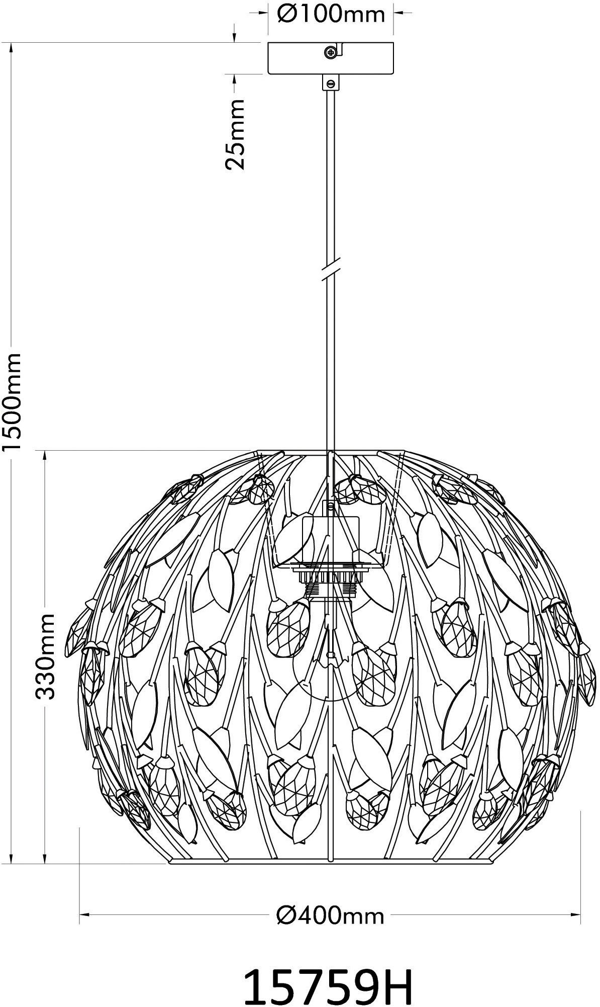 GLOBO LIGHTING Hängeleuchte »MIKA« E27 1 Stk. Hängelampe Esszimmer-Leuchte Esstischleuchte Wohnzimmer