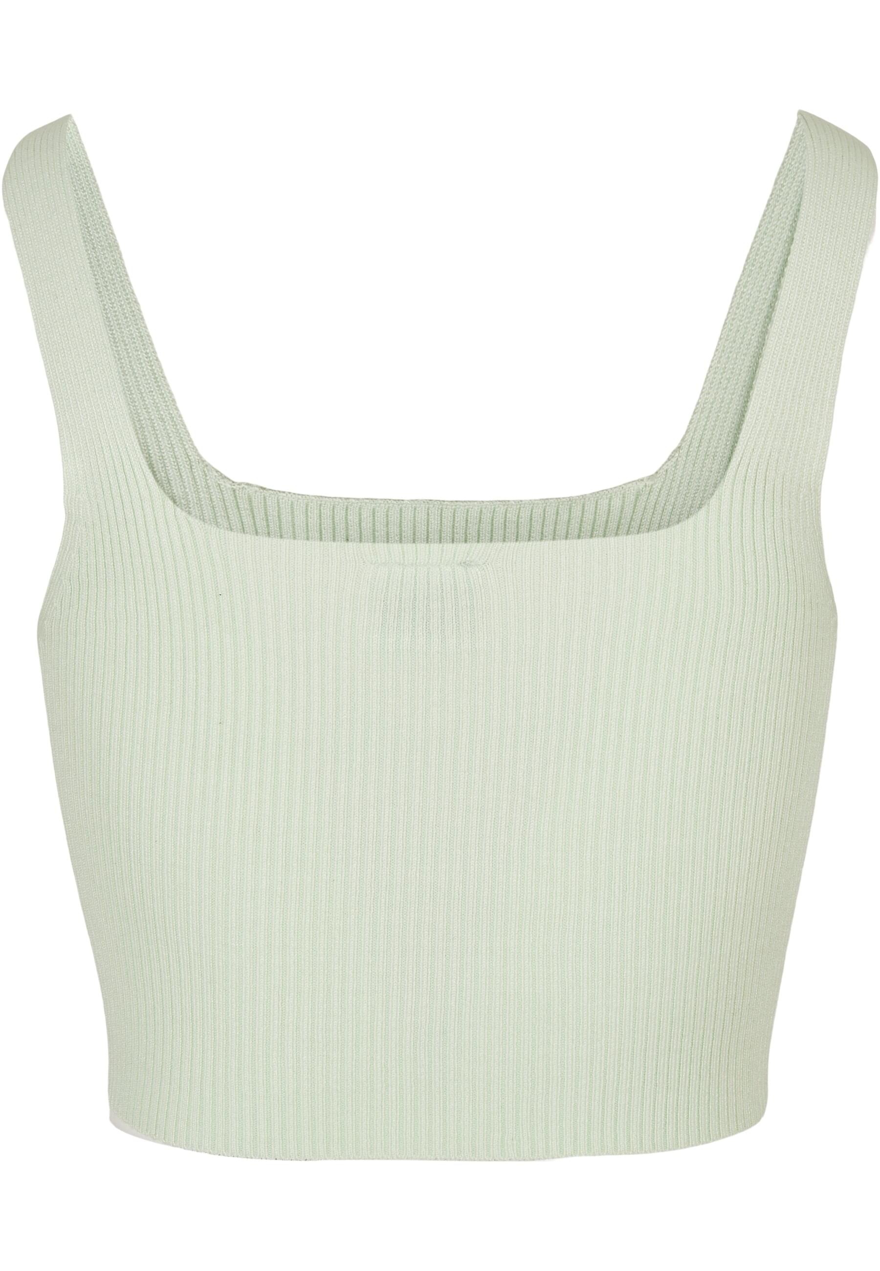 URBAN CLASSICS Muskelshirt "Urban Classics Damen Ladies Cropped Knit Top", günstig online kaufen