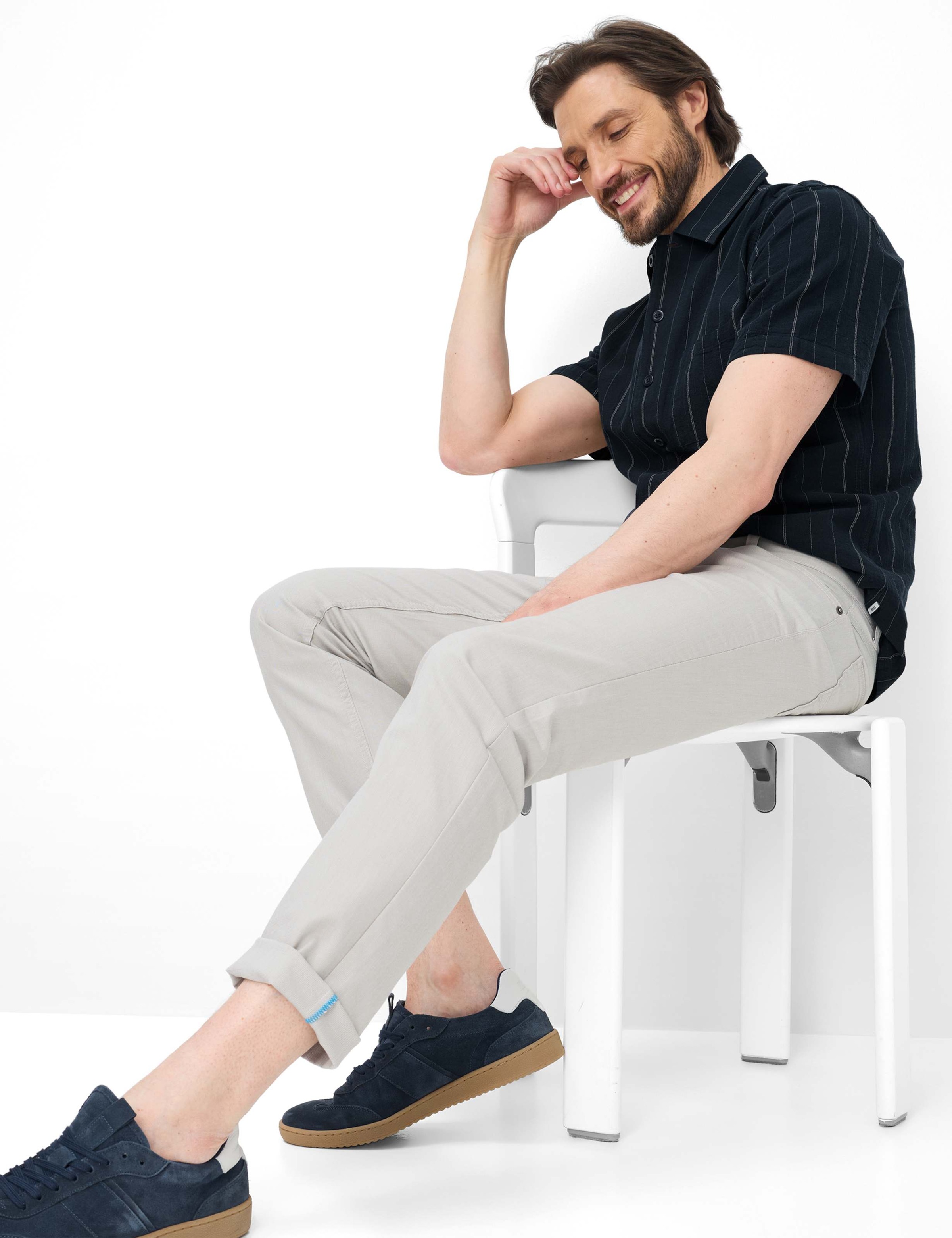 Brax Luke Men's 5-Pocket Pants Beige 31U 3