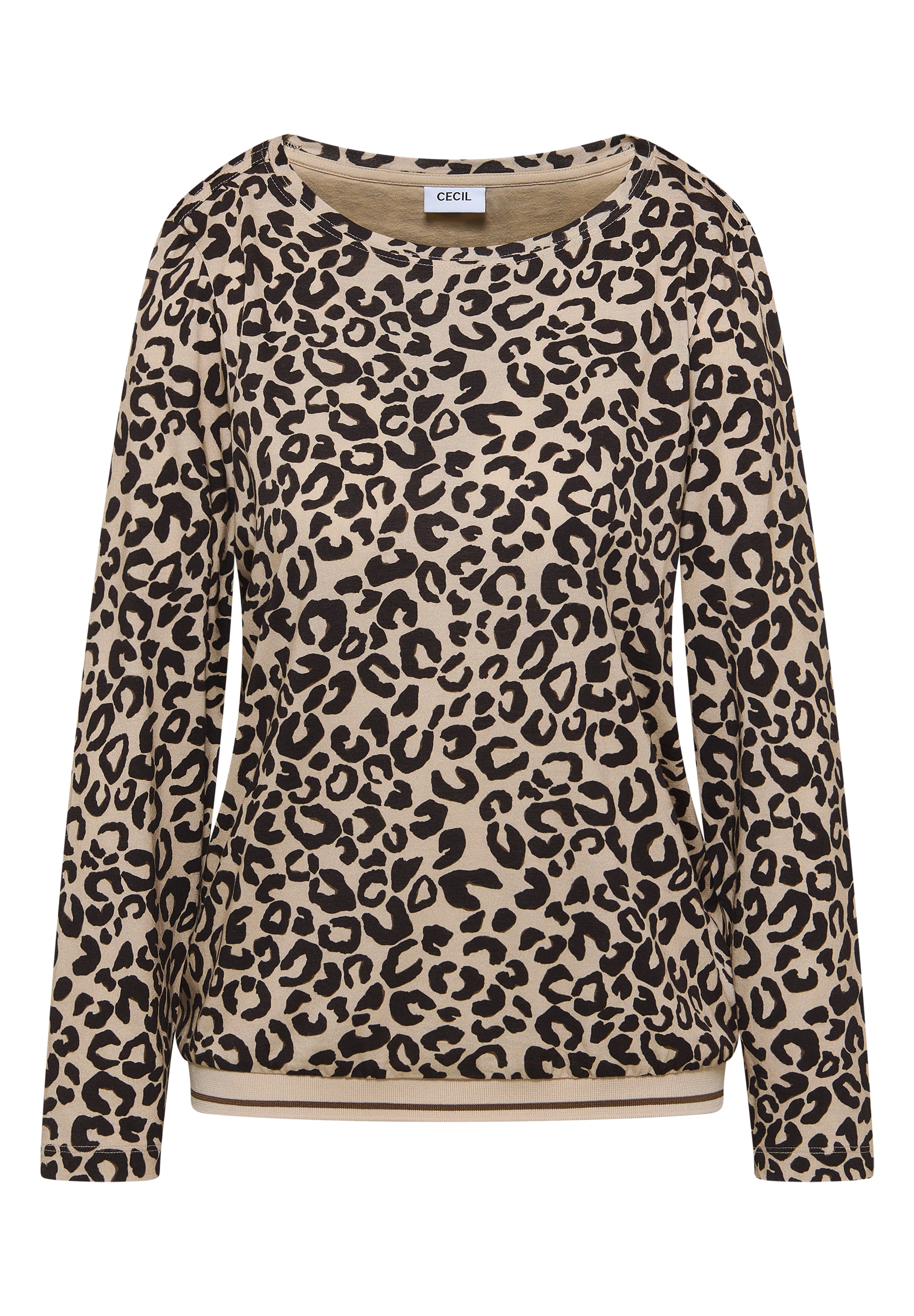 Cecil Langarmshirt, mit U-Boot-Ausschnitt