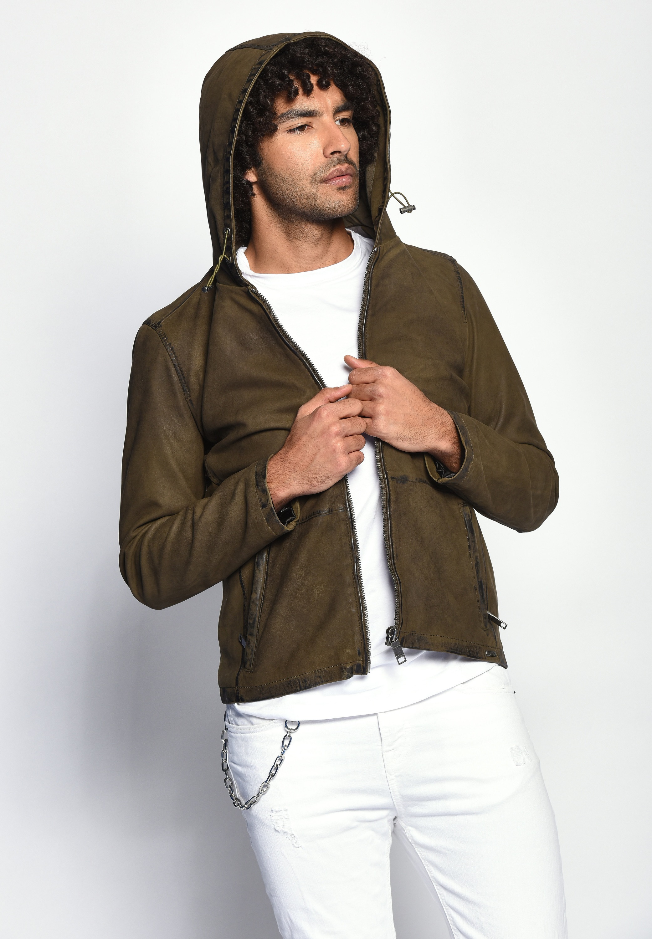 Maze Lederjacke »Baton«