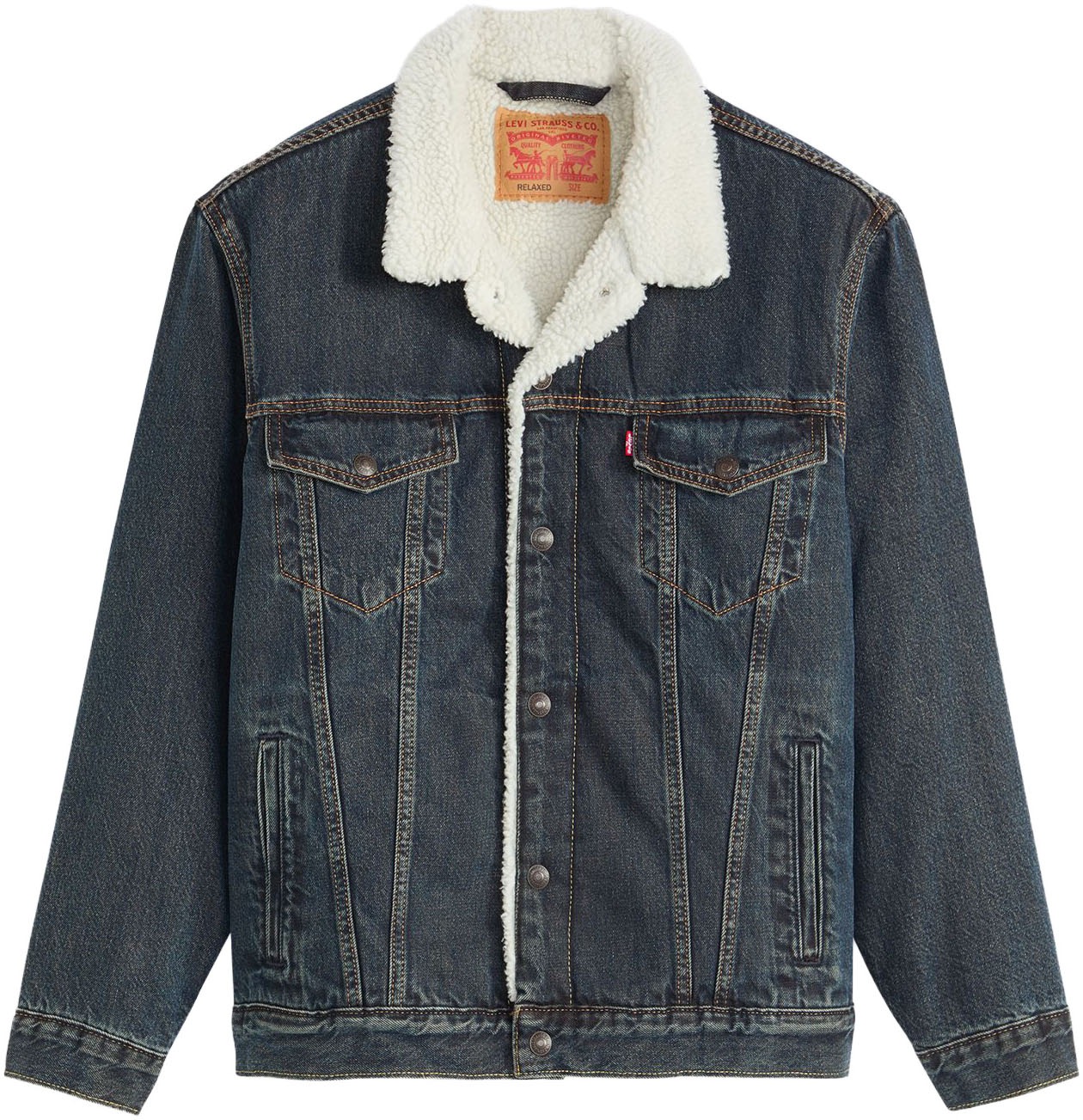 Levi's® Jeansjacke, Warm gefüttert