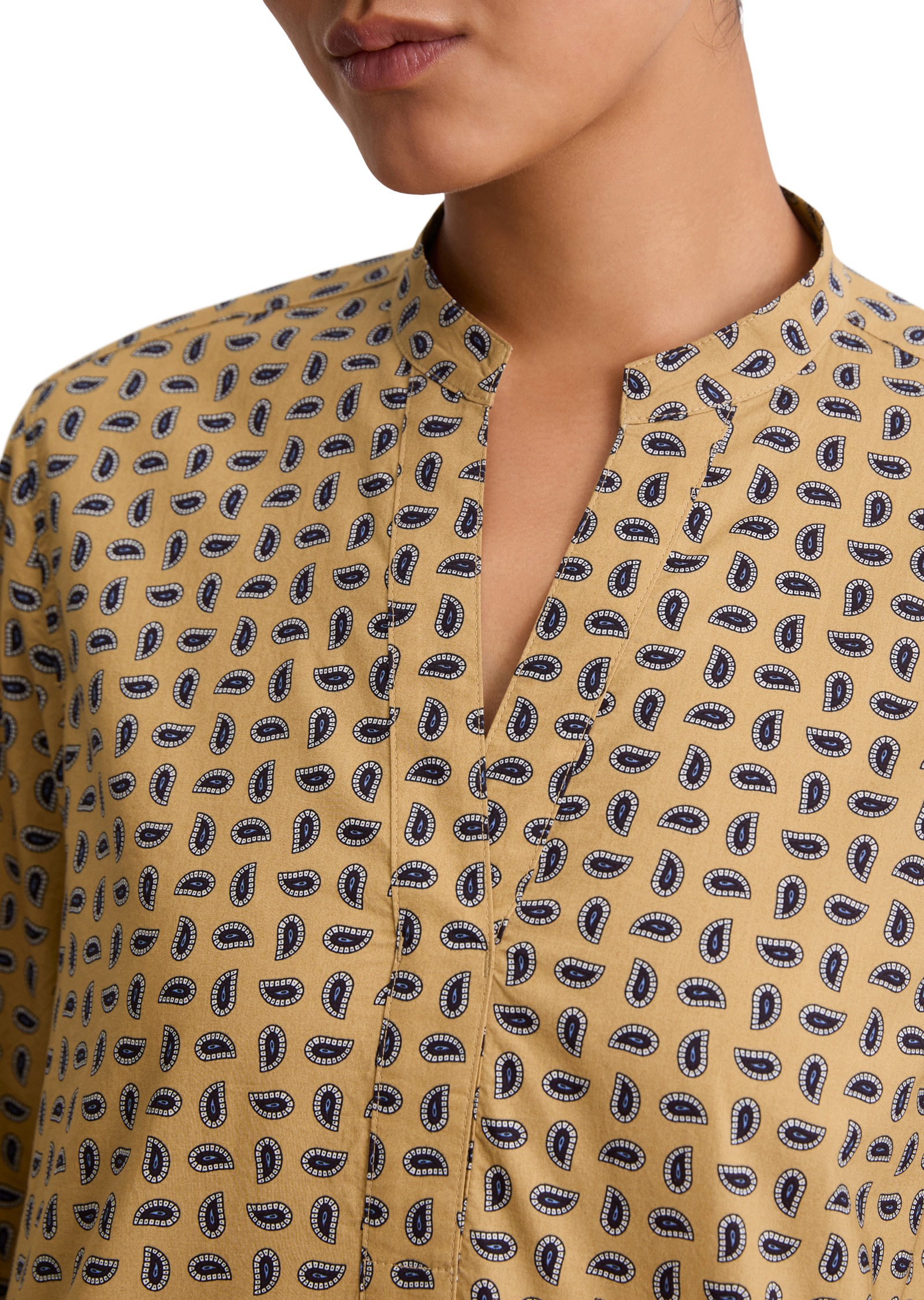 Marc O'Polo Langarmbluse »aus Papertouch-Popeline«