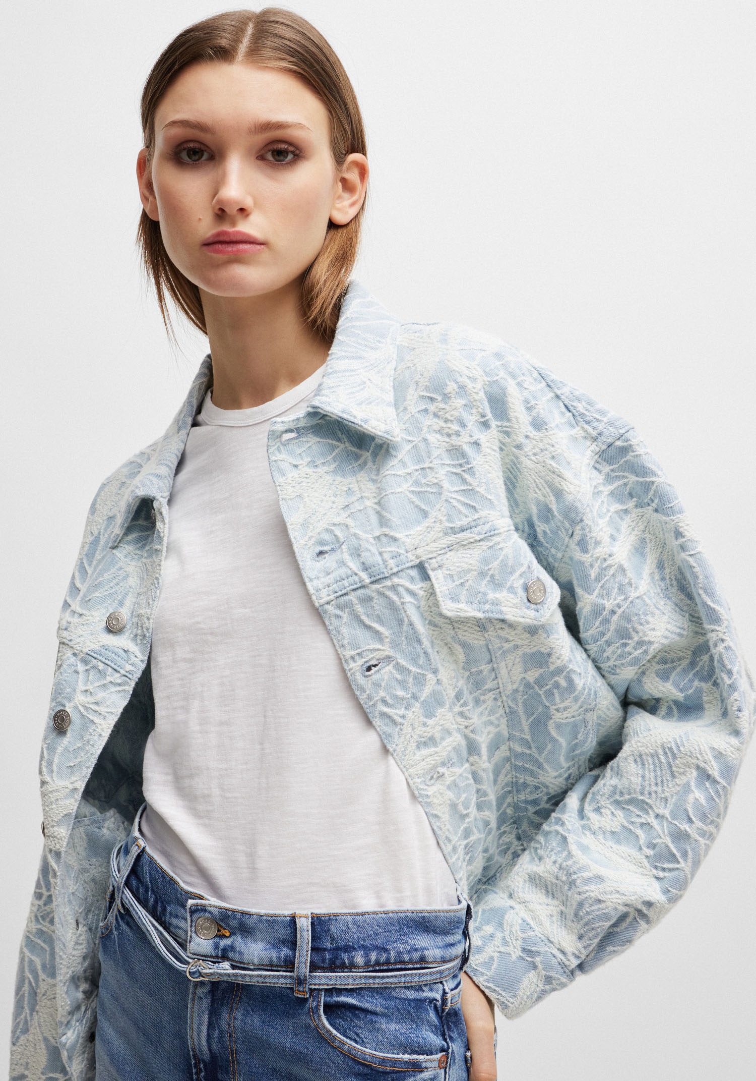 Thumbnail - BOSS ORANGE "C Esla" mit Rundhalsausschnitt