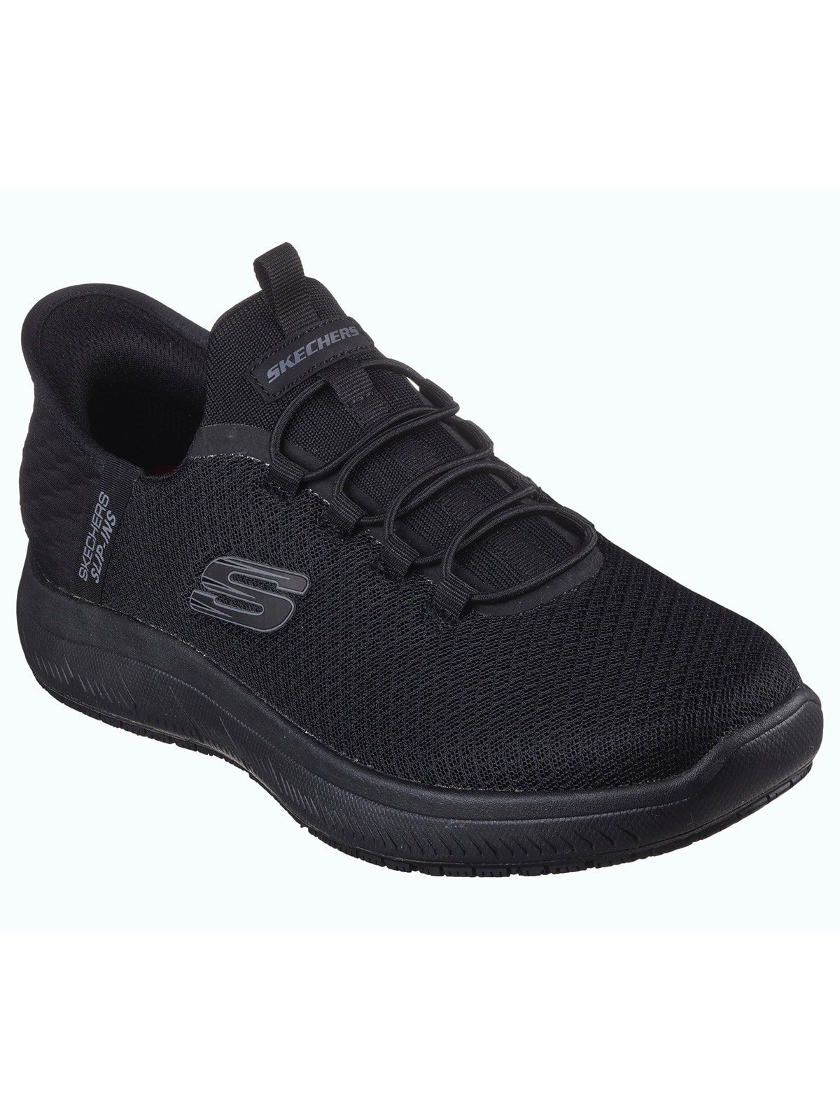 Berufsschuh SKECHERS "Summits" Gr. 45, schwarz, 45, Obermaterial: 100% Textilmaterial TEXMAT., Schuhe