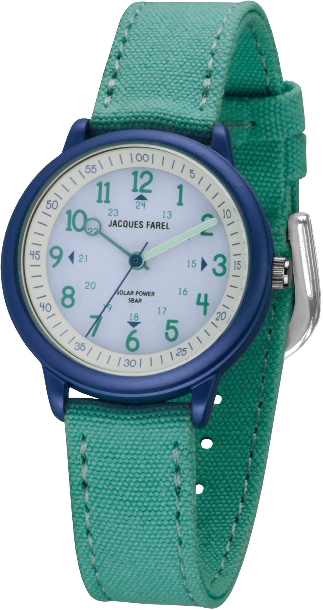 Jacques Farel Solaruhr »ORSO 3105«, Armbanduhr, Kinderuhr, ideal auch als Geschenk