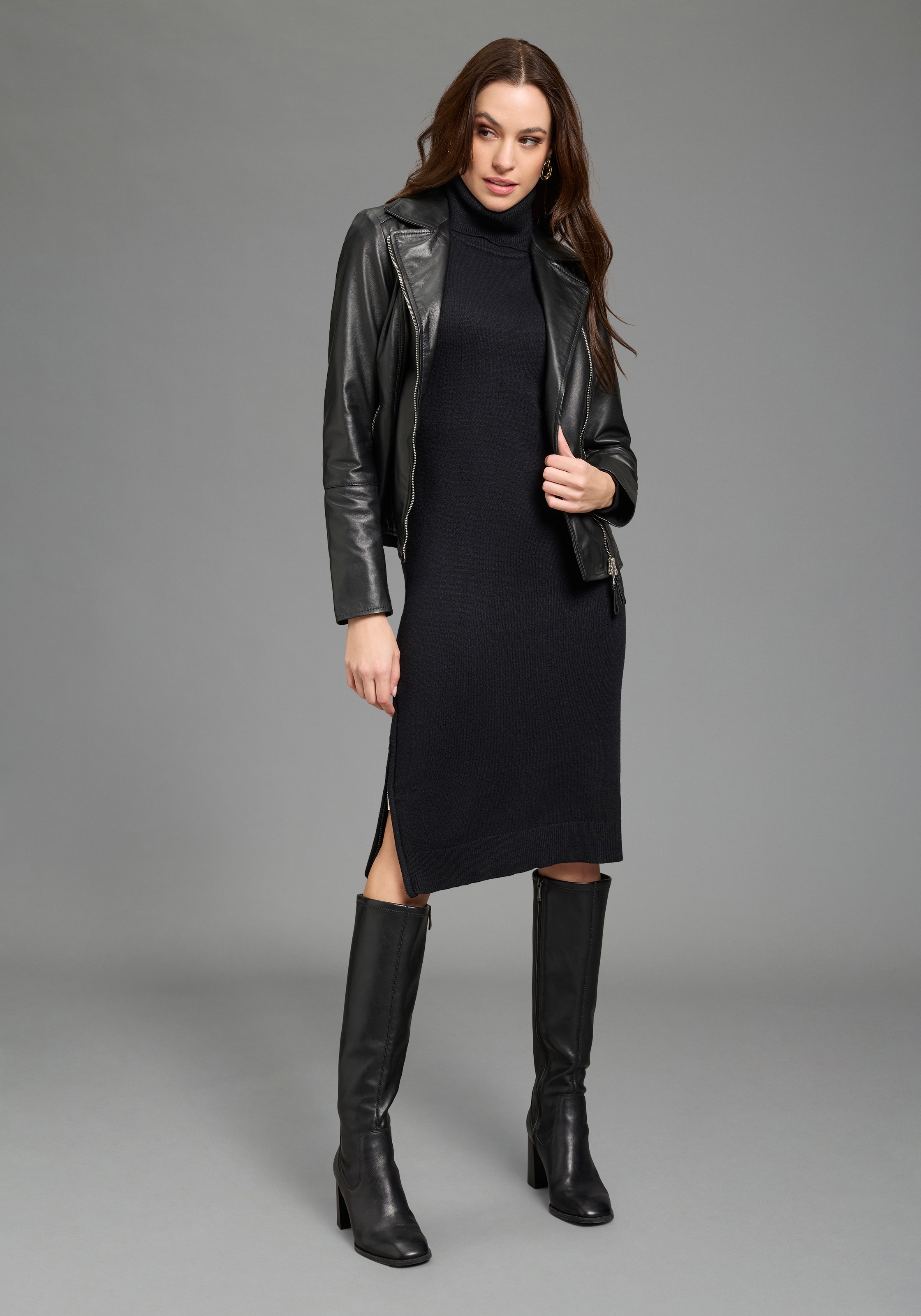 Bruno Banani Strickkleid festliche Anlässe, kniefreie Länge, eleganter Look günstig online kaufen