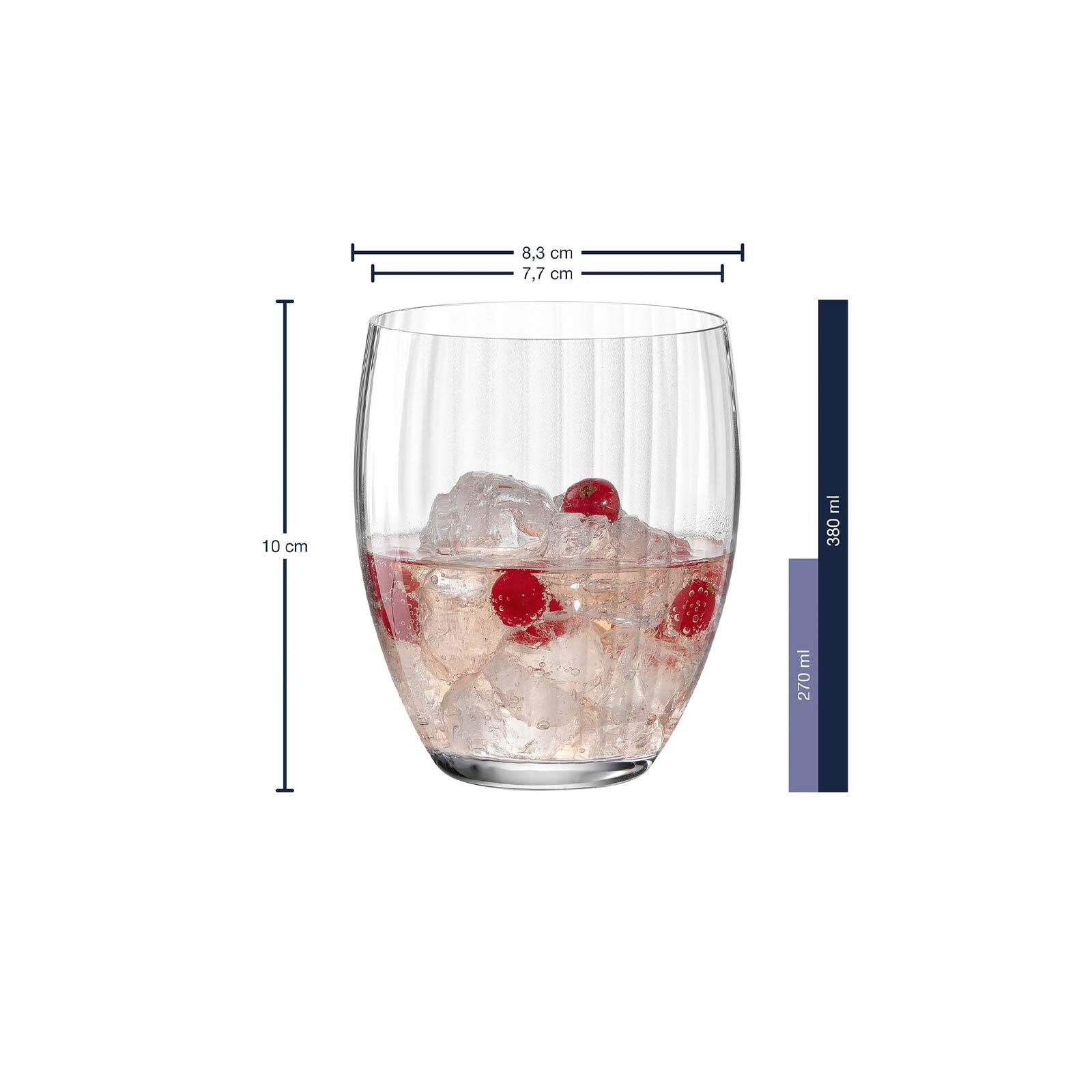 LEONARDO Glas »Trinkgläser Poesia 380 ml 6er Set transparent«