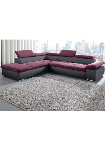  Sit&more Ecksofa »Valantine« su Ottoma...