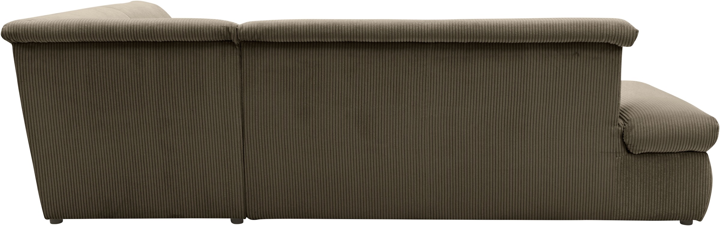 DOMO collection Ecksofa »Moric L-Form«, wahlweise mit Bettfunktion und Armlehnenverstellung, auch in Cord