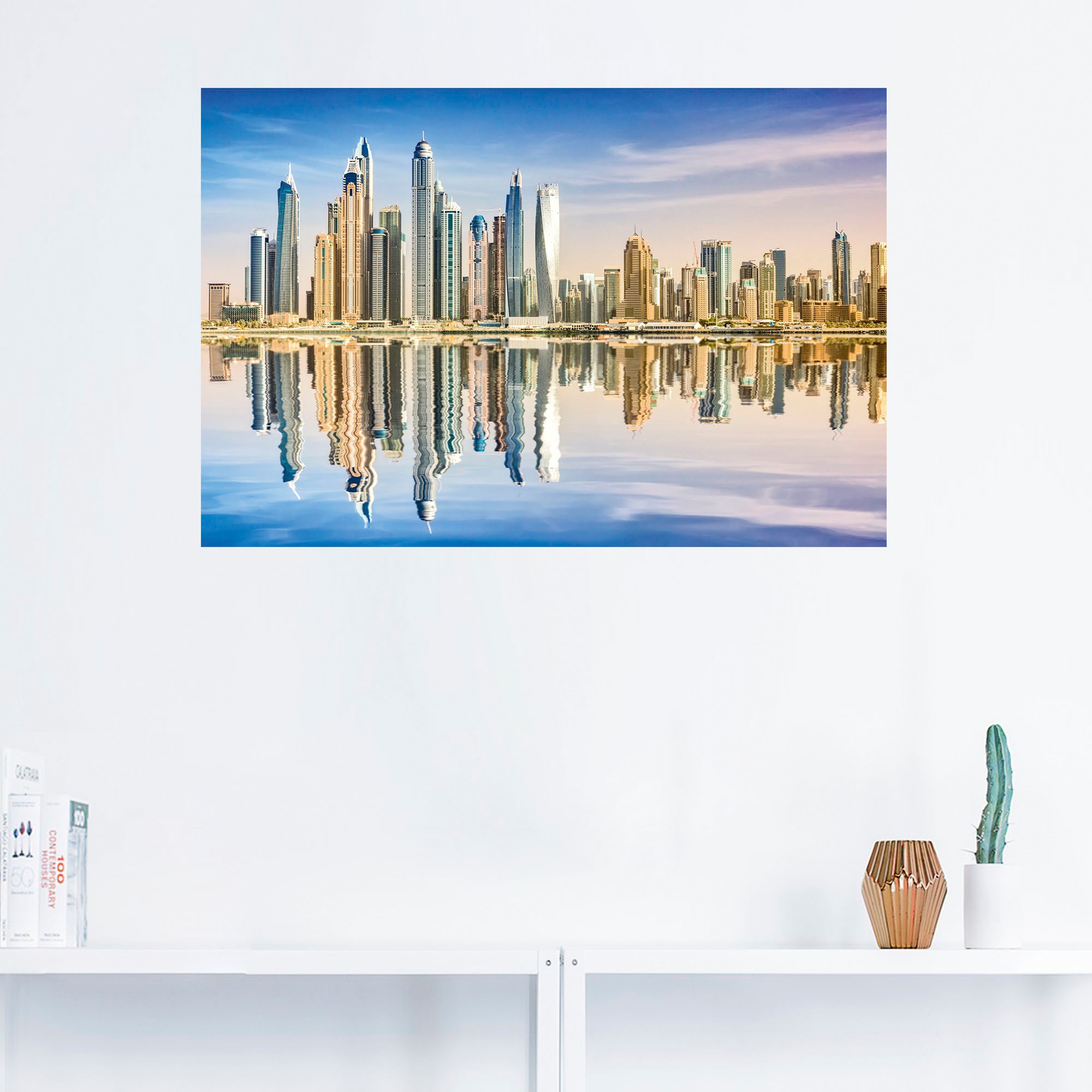 Artland Wandbild »Dubai marina«, Bilder von Asien, (1 St.), als Alubild, Leinwandbild, Wandaufkleber oder Poster in versch. Größen