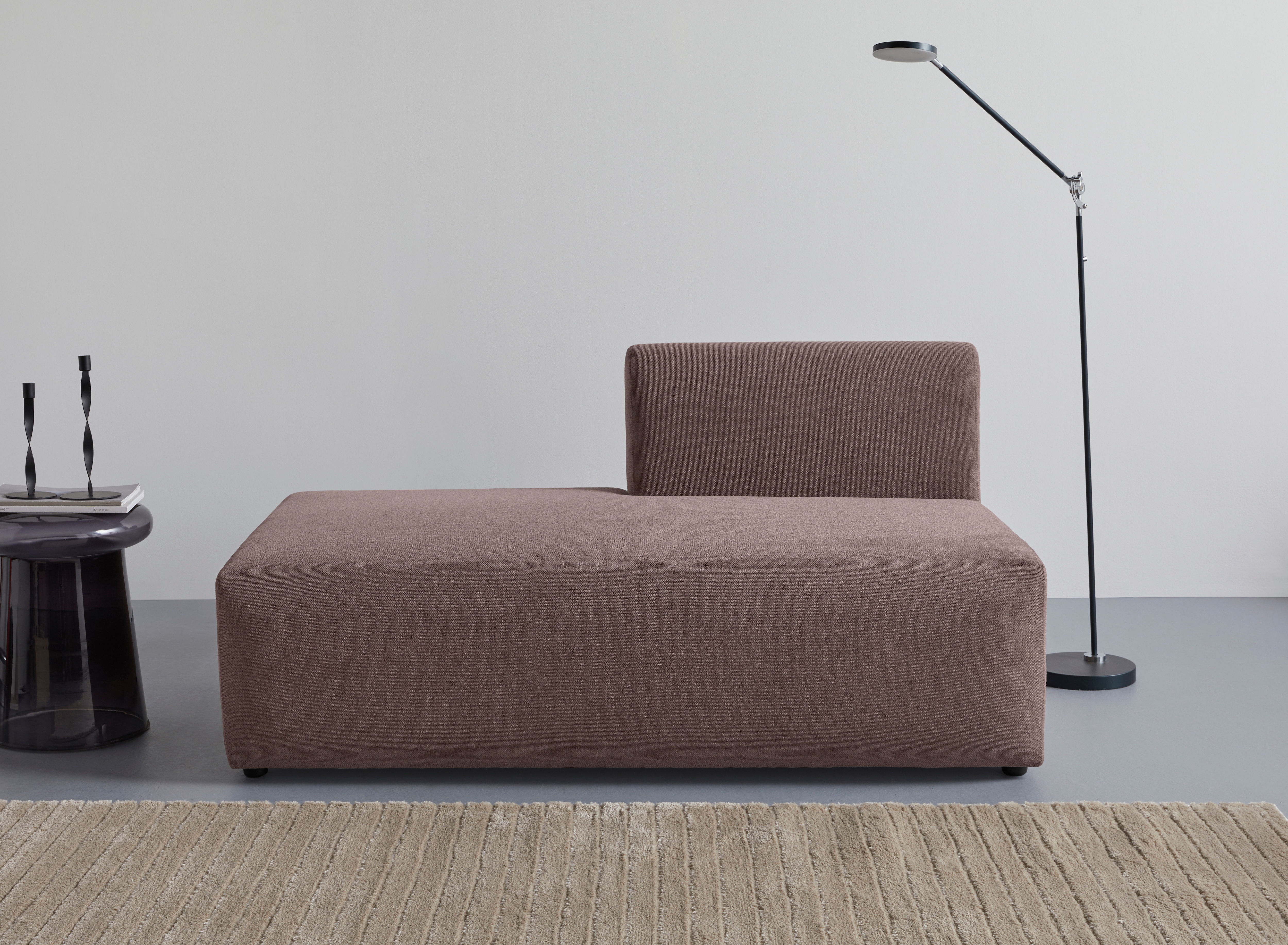 LeGer Home by Lena Gercke Chaiselongue "LYZA Open end, Loungemöbel zum Relaxen, Maße B/T/H: 152/96/74 cm" als Modul oder separat verwendbar, für individuelle Zusammenstellung