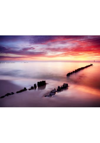 Papermoon Fototapetas »Ocean Beach at Sunset«